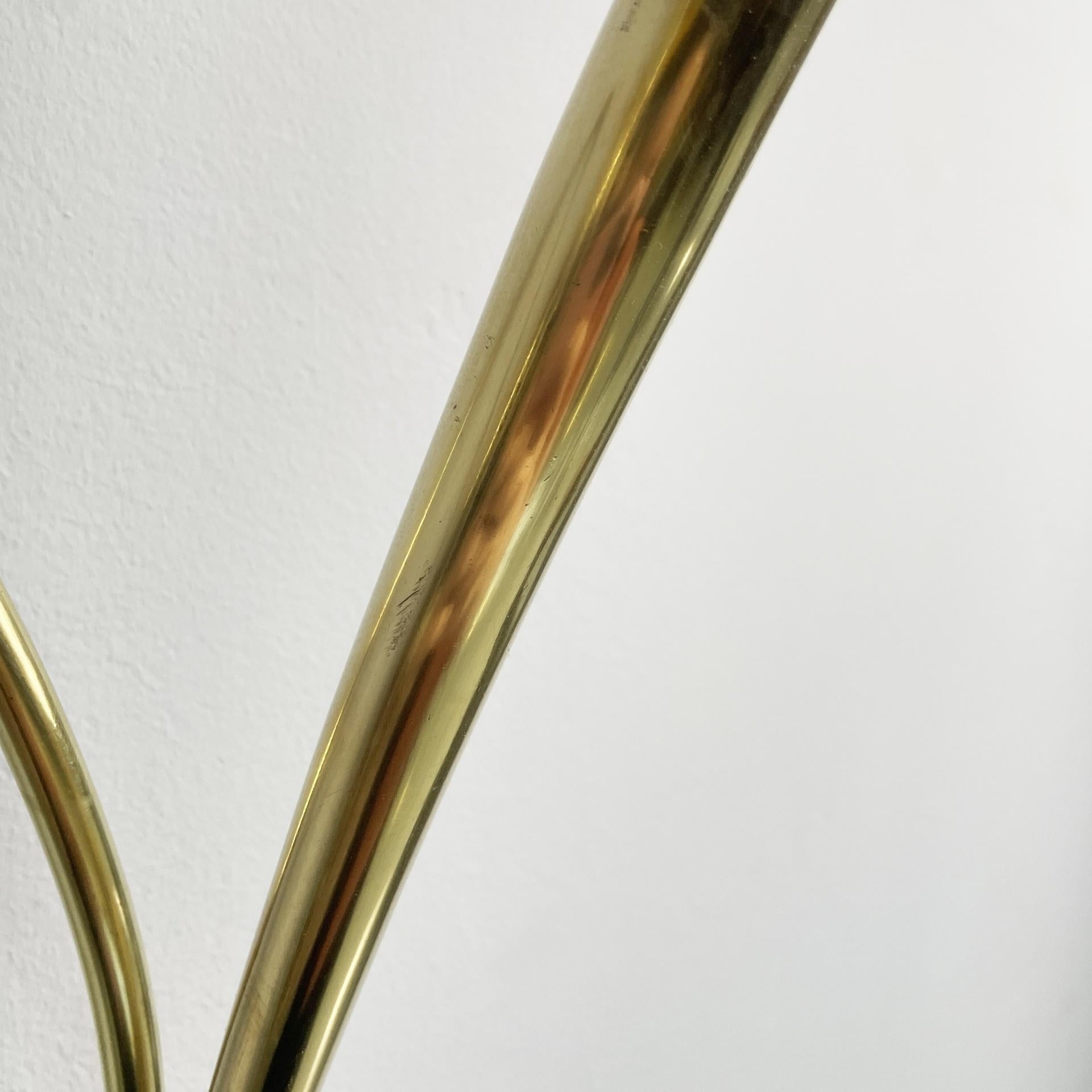 Italian mid-century modern brass and marble console by Carlo Enrico Rava, 1940s en venta 9