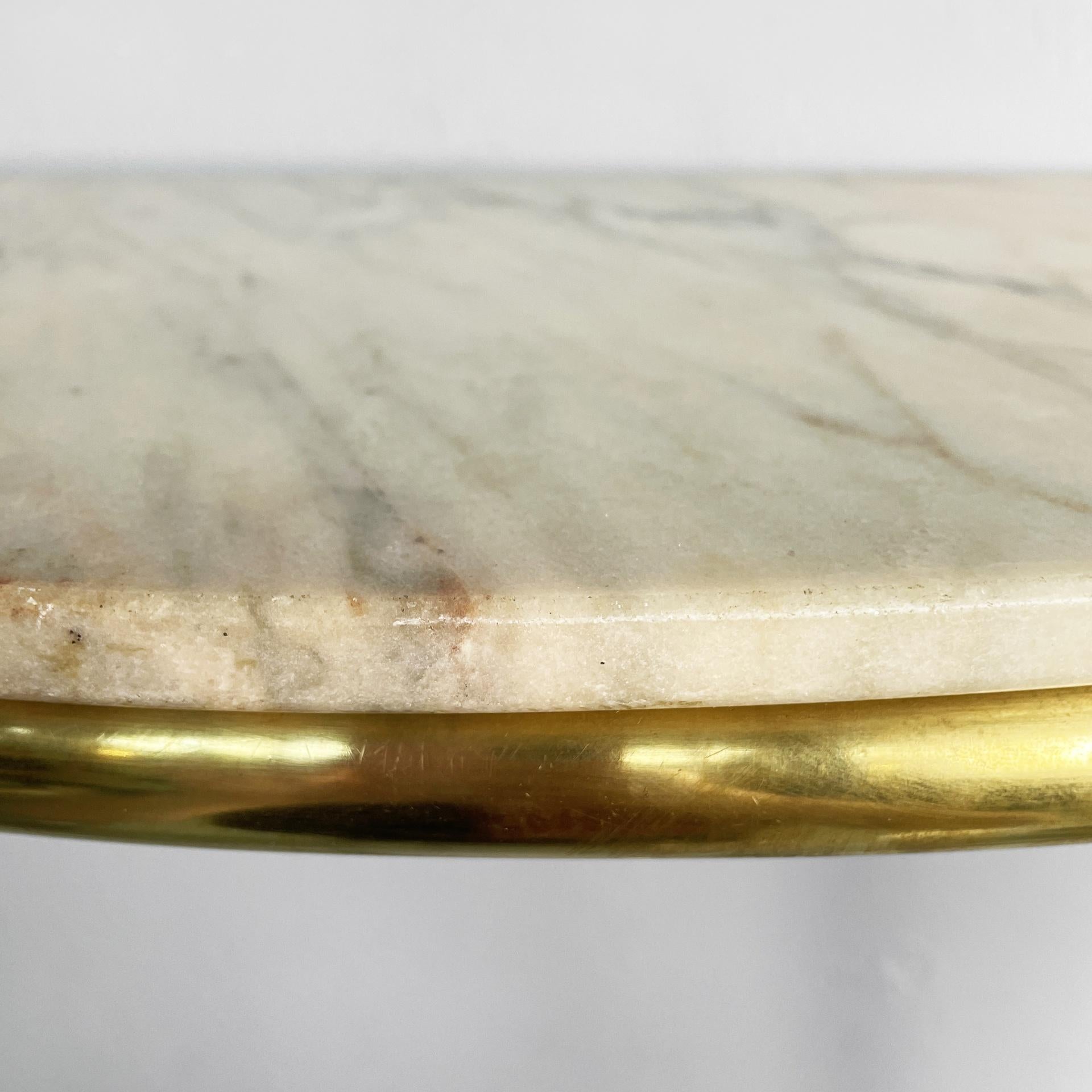 Italian mid-century modern brass and marble console by Carlo Enrico Rava, 1940s en venta 3
