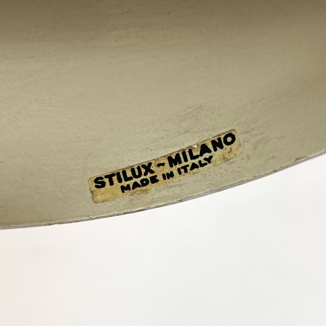 Italian Mid-Century Modern Brass and Metal Adjustable Floor Lamp by Stilux 1960s For Sale 9