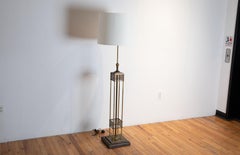 Italian Mid Century Modern Brass Floor Lamp, ca. 1940