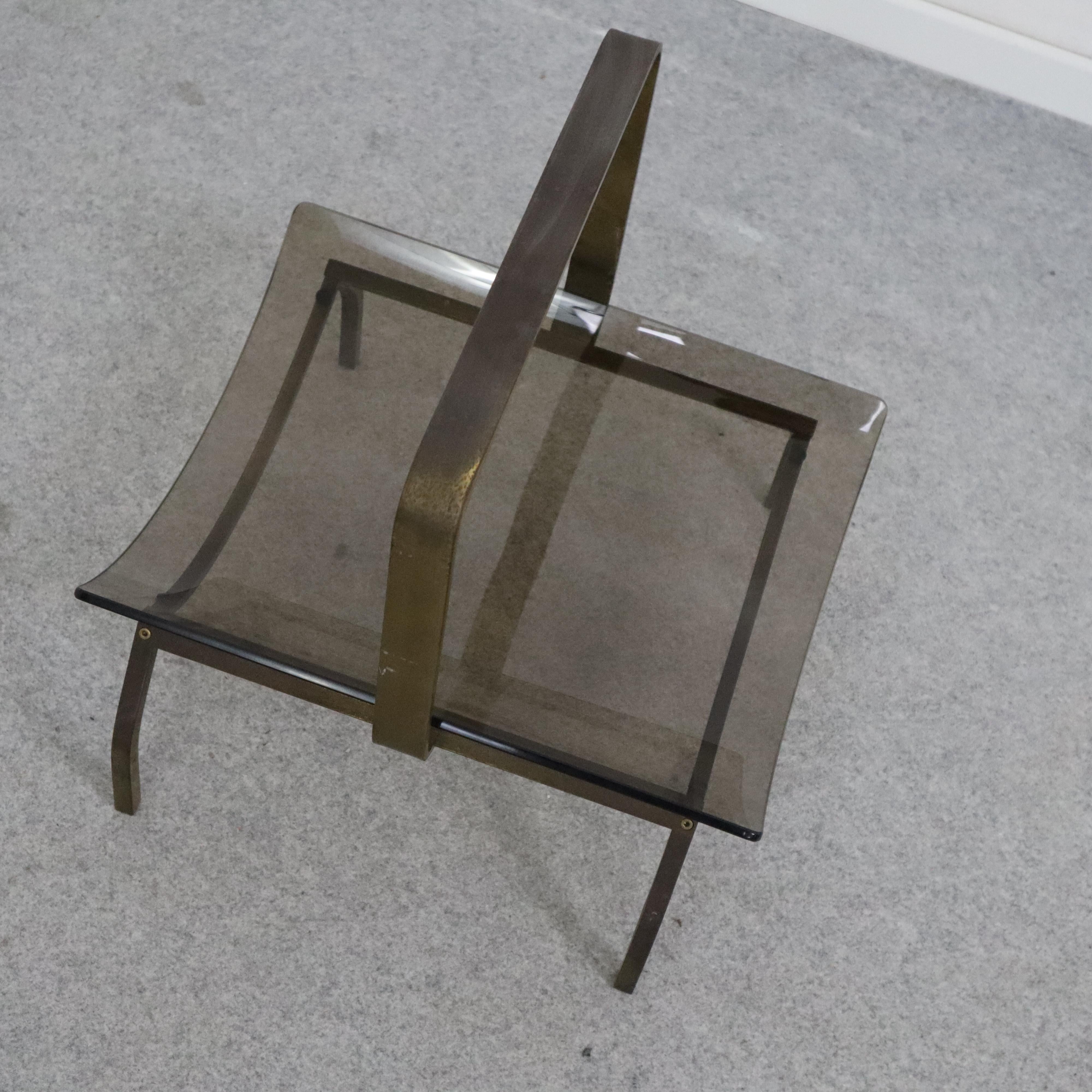 Porte-revues italien moderne du milieu du siècle dernier Fontana Arte, années 1960 en vente 2