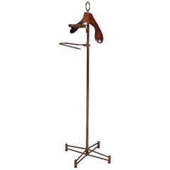 Italian Mid-Century Modern Brass Valet