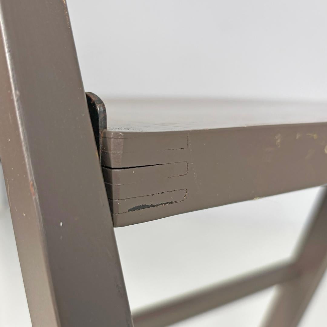 Italian mid-century modern folding chair Tric Castiglioni BBB Bonacina, 1960s For Sale 5