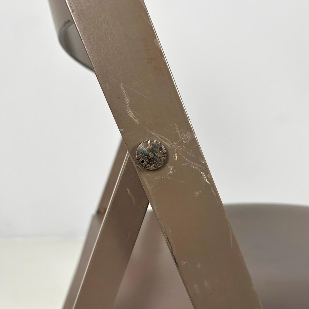 Italian mid-century modern folding chair Tric Castiglioni BBB Bonacina, 1960s For Sale 7