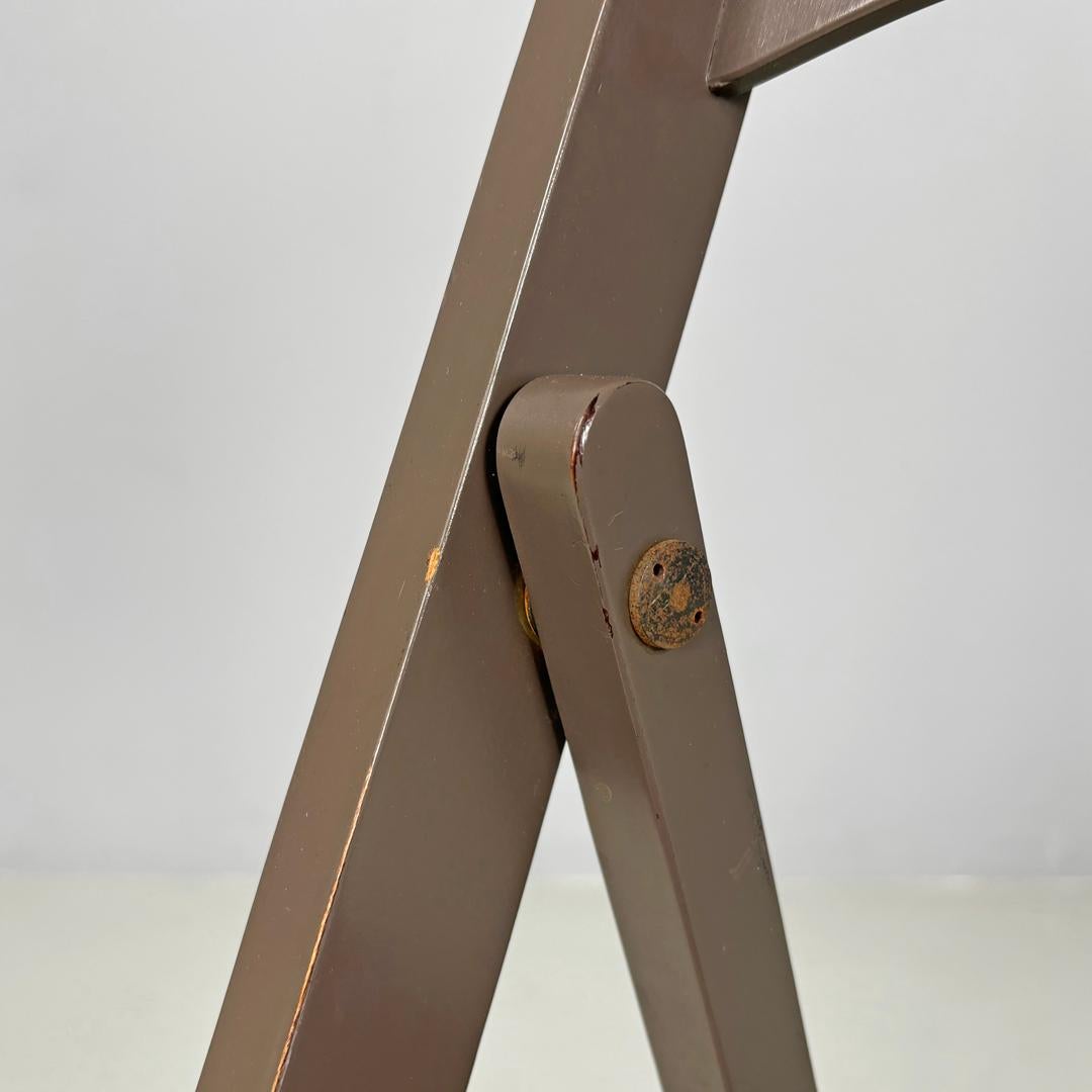 Italian mid-century modern folding chair Tric Castiglioni BBB Bonacina, 1960s For Sale 9