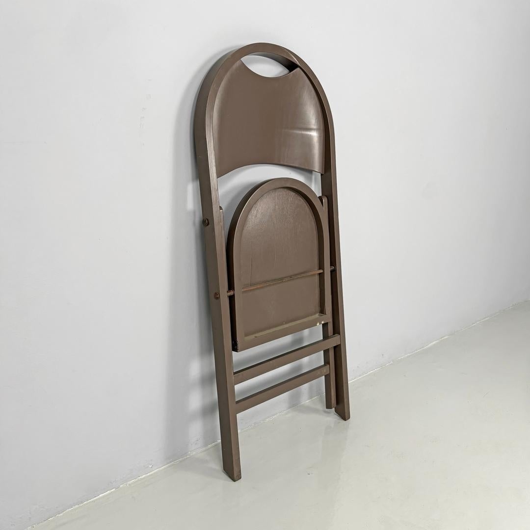Mid-20th Century Italian mid-century modern folding chair Tric Castiglioni BBB Bonacina, 1960s For Sale