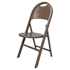 Italian mid-century modern folding chair Tric Castiglioni BBB Bonacina, 1960s