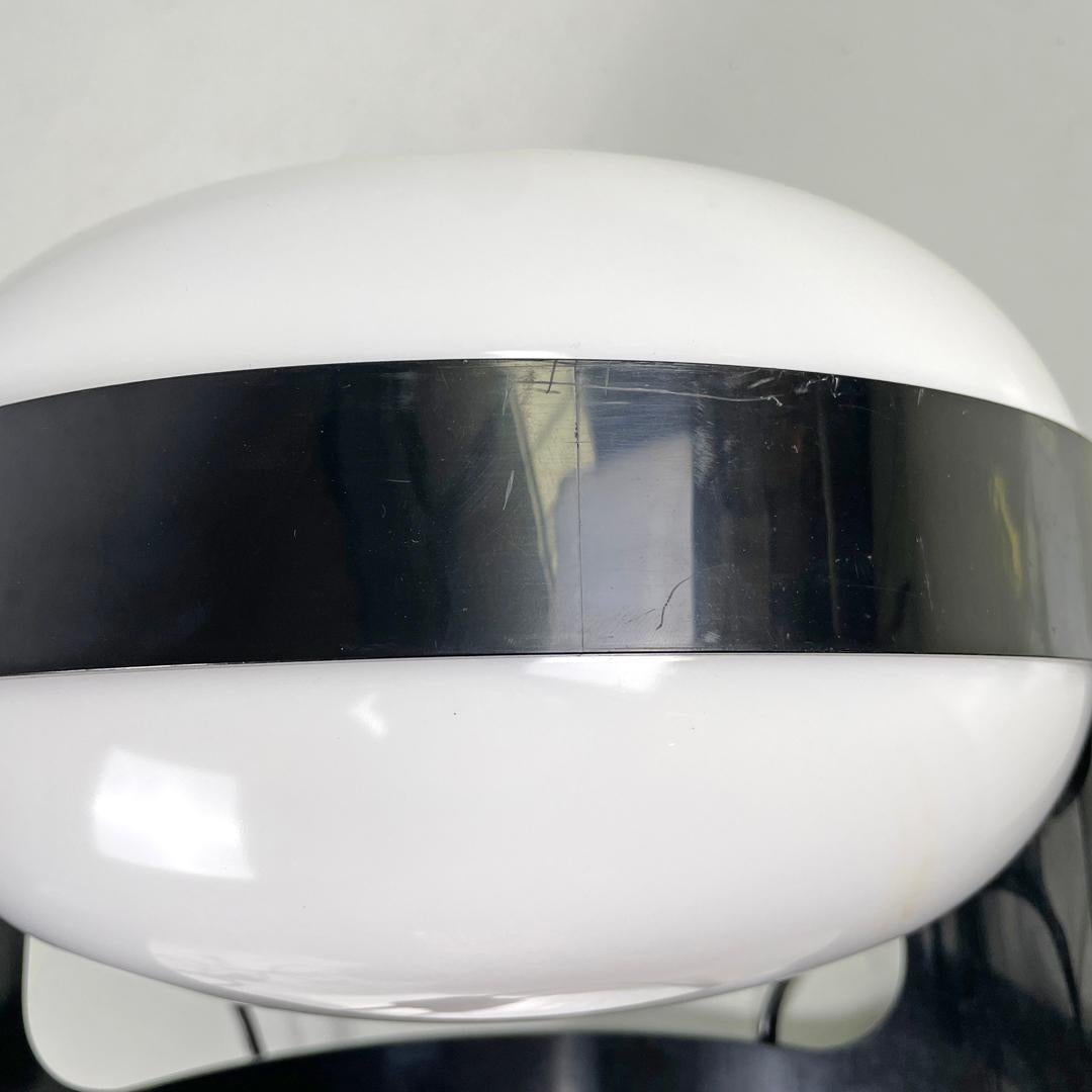 Italian mid-century modern brown plastic table lamps KD27 Colombo Kartell, 1960s 11