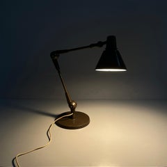 Italian mid-century modern brown table lamp by Stilnovo, 1960s