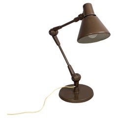 Italian mid-century modern brown table lamp by Stilnovo, 1960s