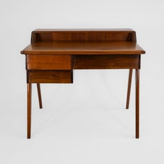 Italian Mid-Century Modern Bureau Desk in Solid Wood, Italy, 1960s