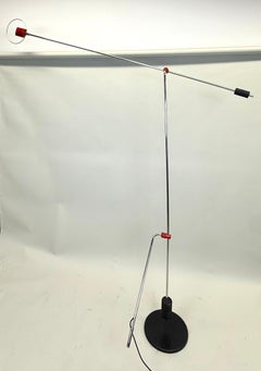 Italian Mid-Century Modern Cantilevered & Counter-balance Floor Lamp c. 1975