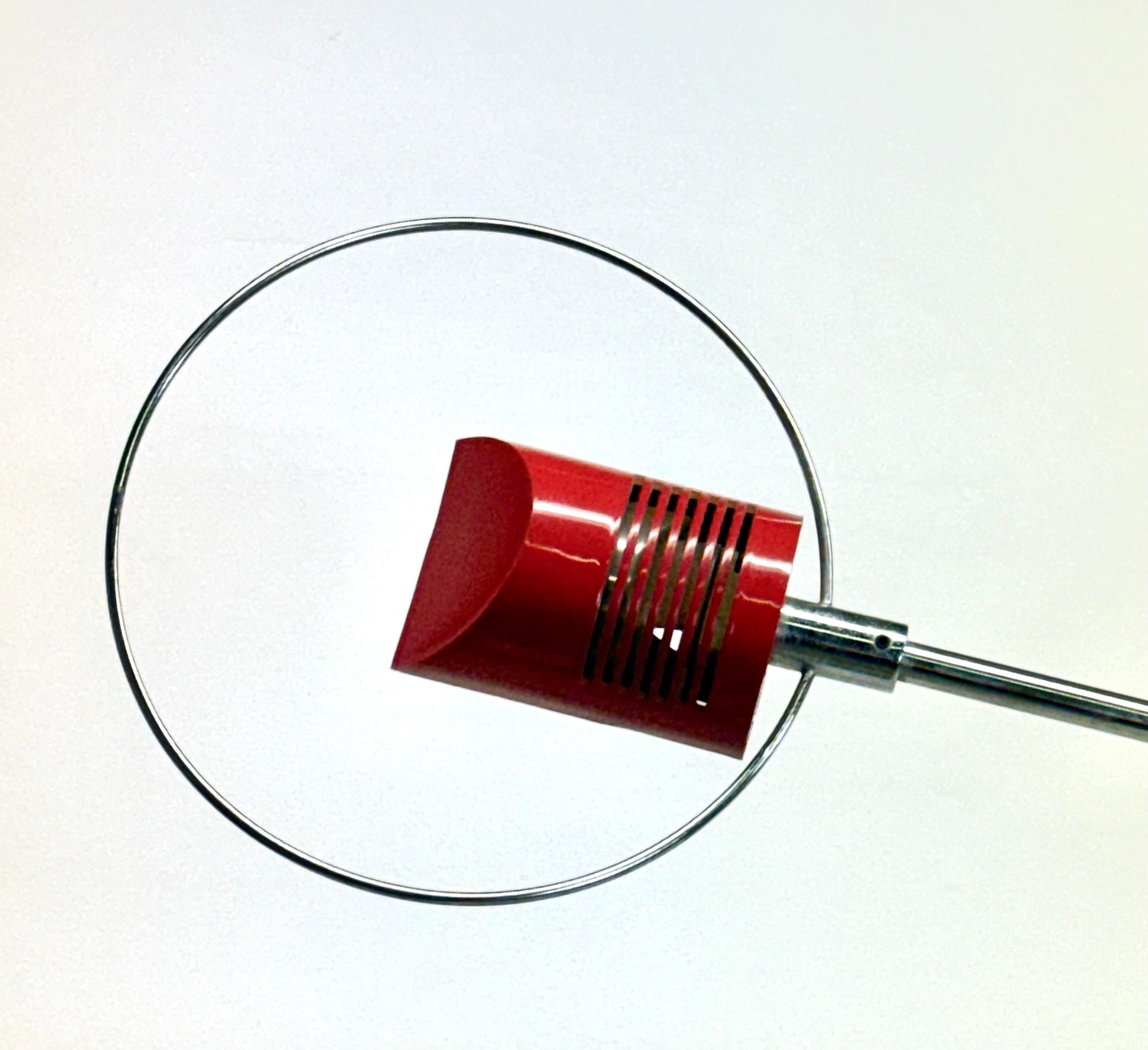 Lampada da terra a sbalzo e con contrappeso della metà del secolo scorso, 1975 ca. in vendita 1