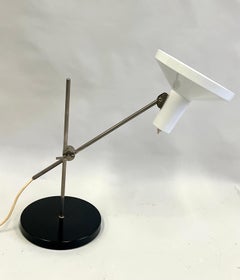 Italian Mid-Century Modern Cantilevered Table / Desk Lamp, Attr. to Arredoluce