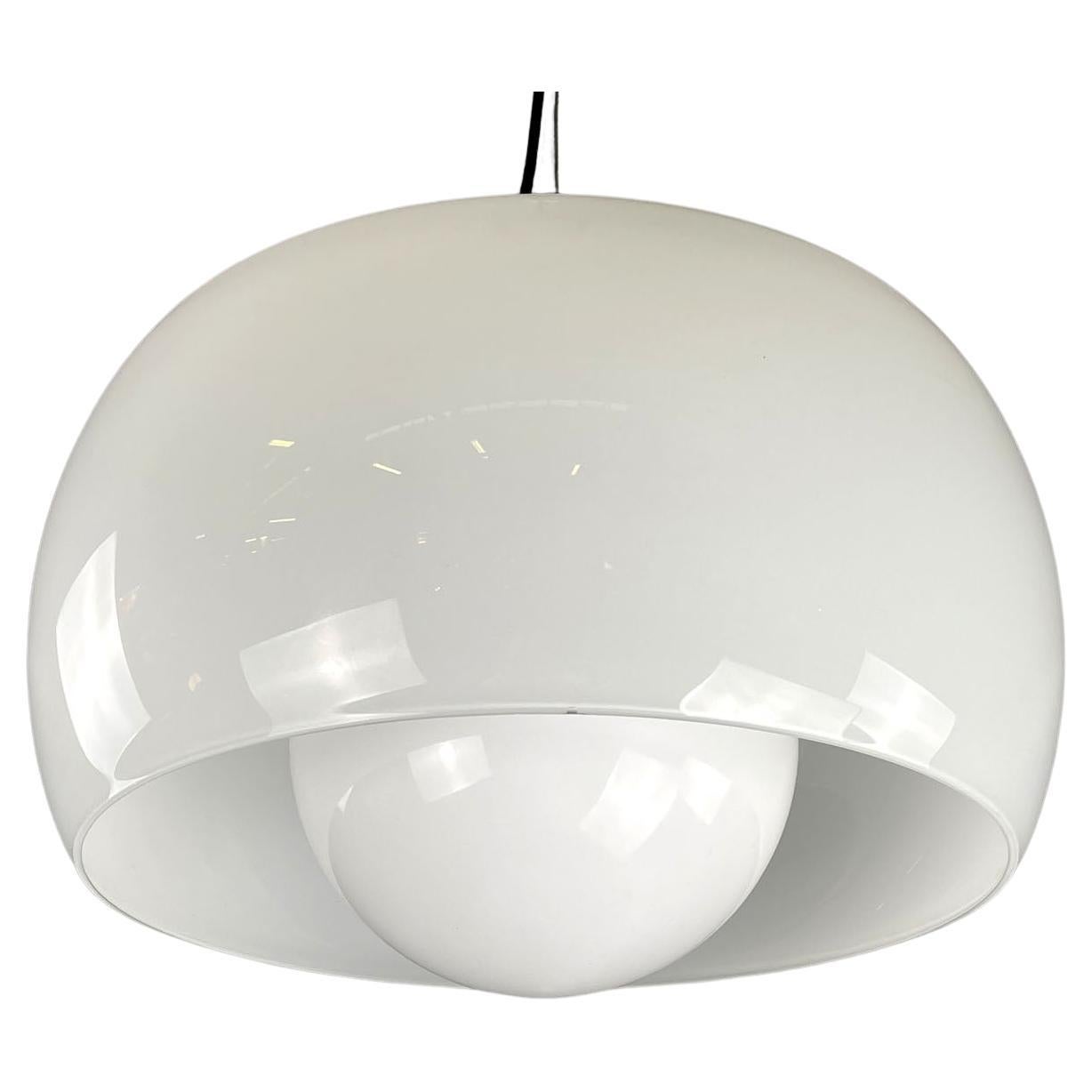 Italian mid-century modern ceiling lamp Omega Vico Magistretti Artemide, 1960s For Sale