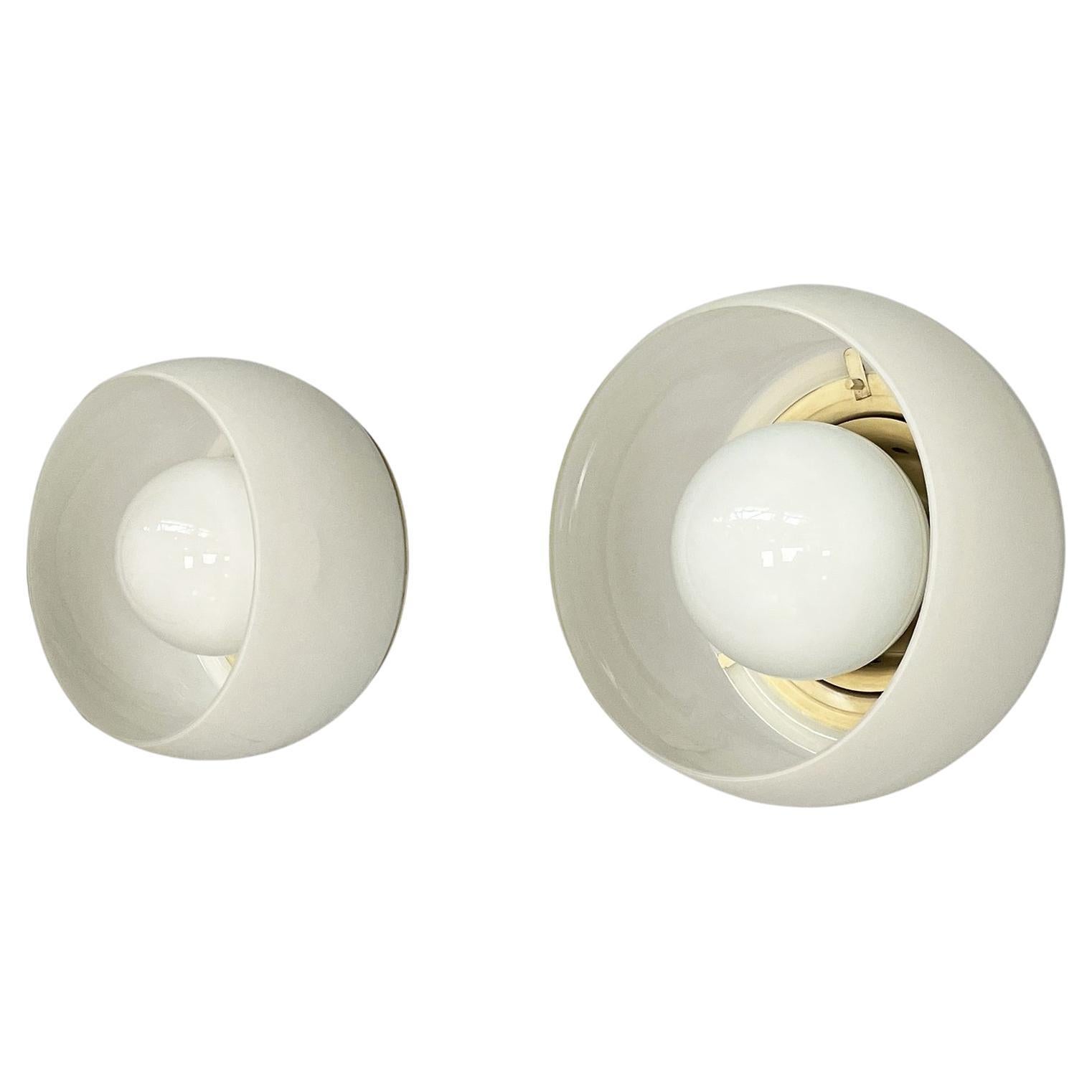 Lampade da soffitto italiane di metà secolo moderno Omega di Artemide Magistretti, anni '70