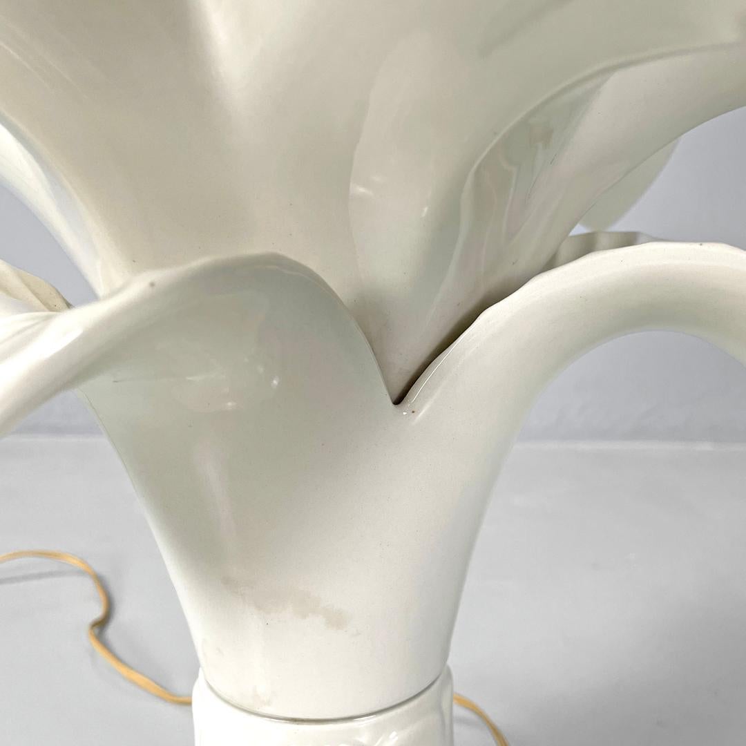 Lampe de table en céramique italienne moderne du milieu du siècle par Ceramica del Ferlaro, années 1960 en vente 8