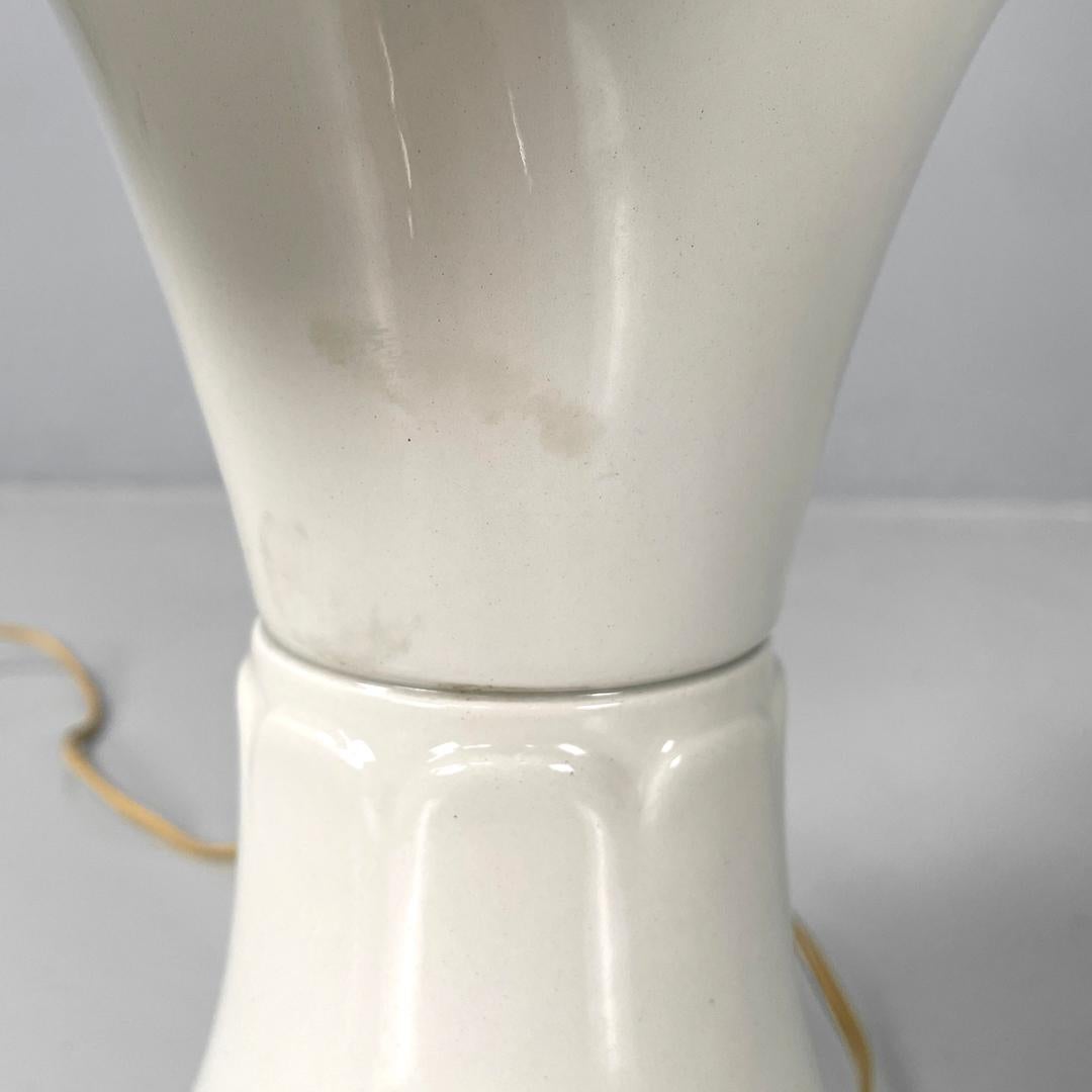 Italian mid-century modern ceramic table lamp by Ceramica del Ferlaro, 1960s For Sale 9