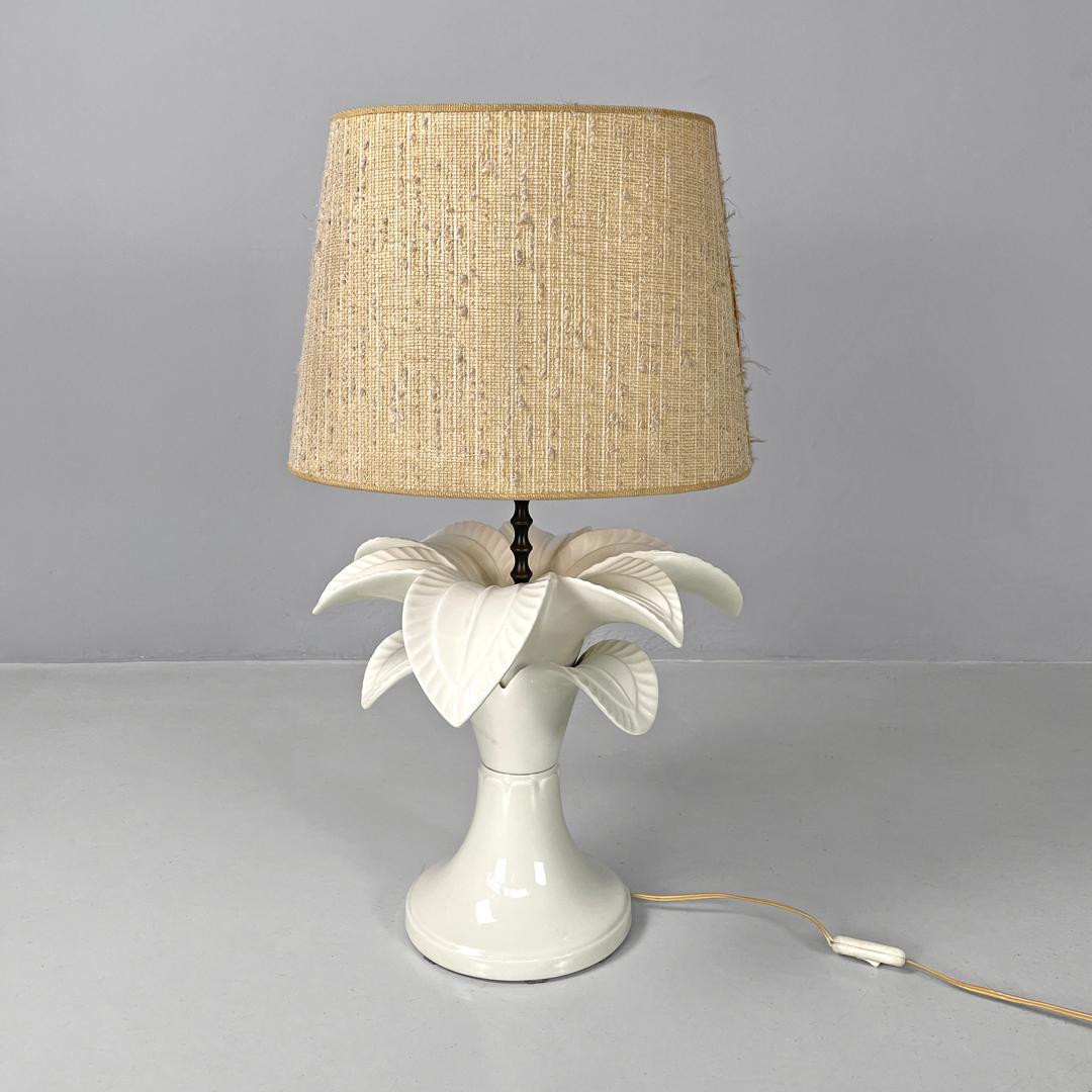 Mid-Century Modern Italian mid-century modern ceramic table lamp by Ceramica del Ferlaro, 1960s For Sale