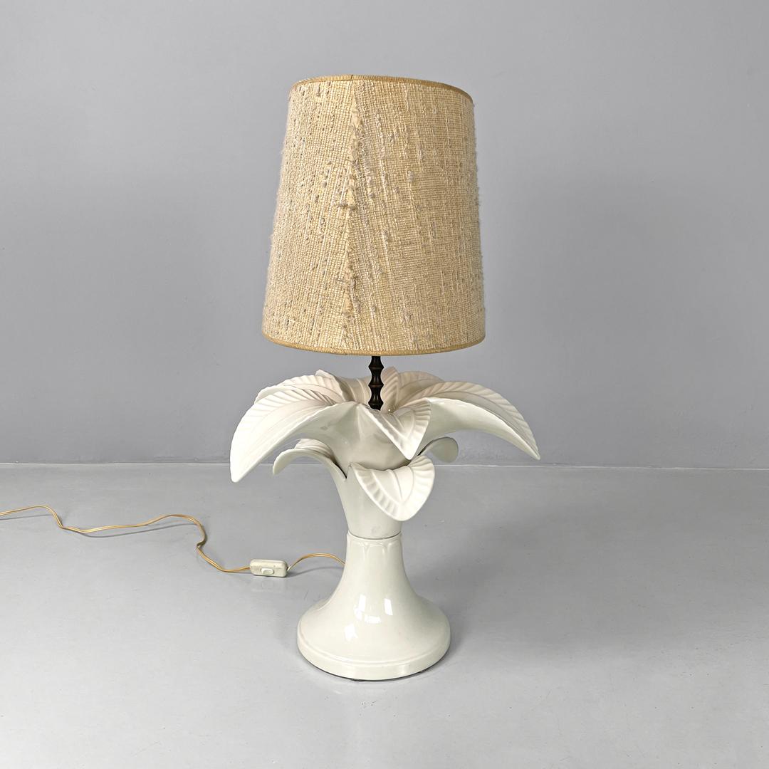 Milieu du XXe siècle Lampe de table en céramique italienne moderne du milieu du siècle par Ceramica del Ferlaro, années 1960 en vente