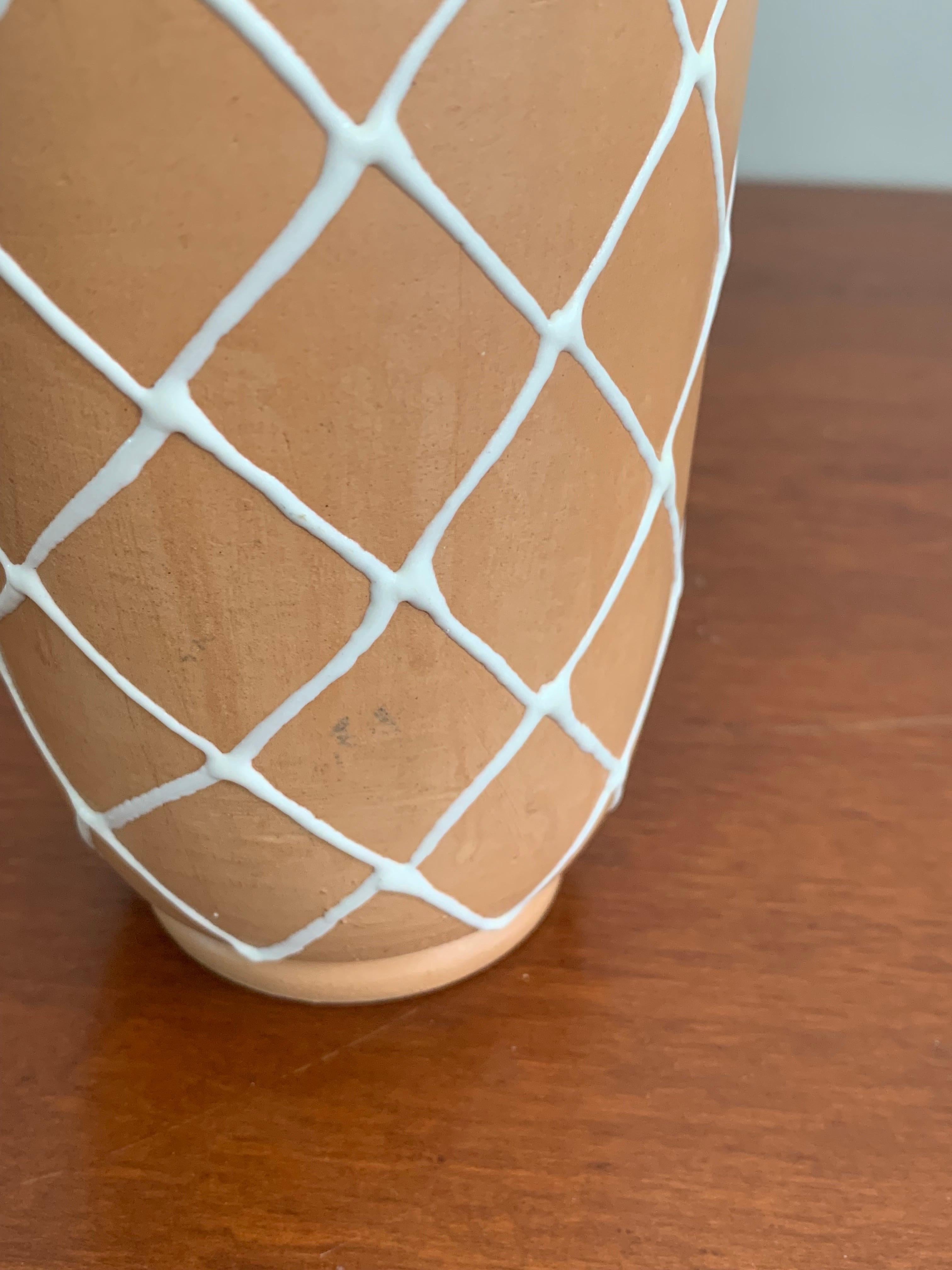 20th Century Italian Mid-Century Modern Ceramic Vase by Alvino Bagni For Sale