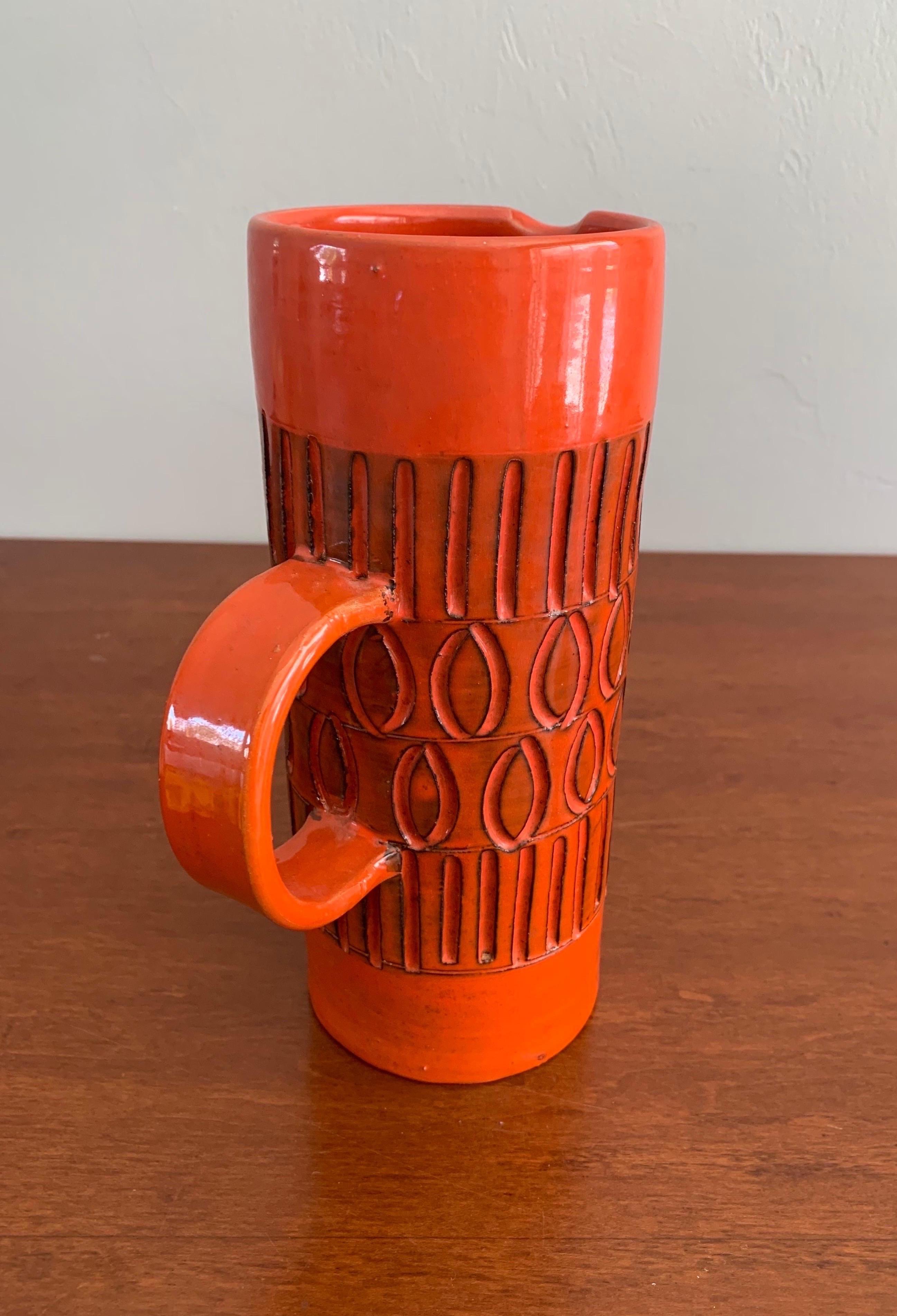 Italian Mid-Century Modern Ceramic Vase For Sale 3