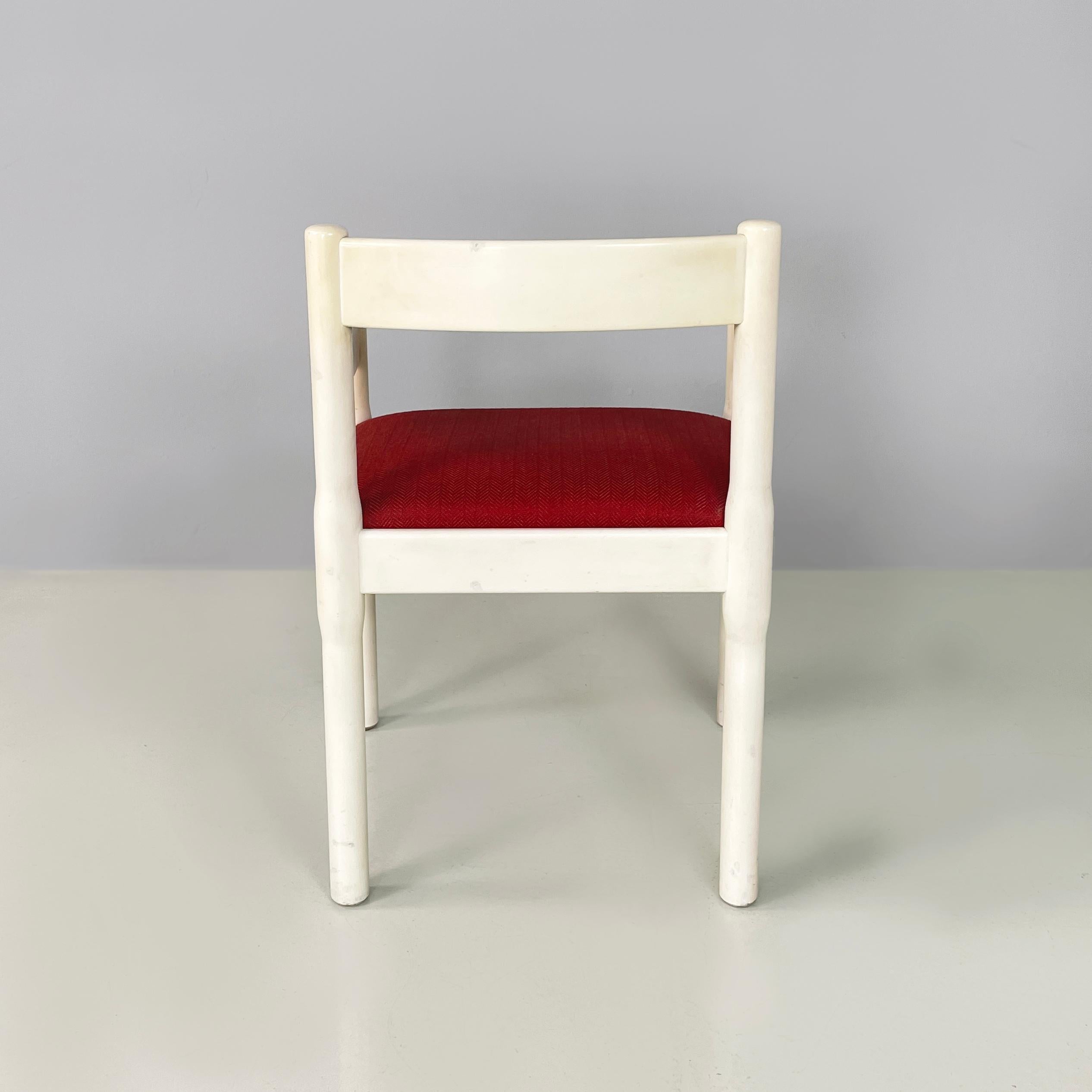Late 20th Century Italian mid-century modern Chair Carimate by Vico Magistretti for Cassina, 1970s For Sale