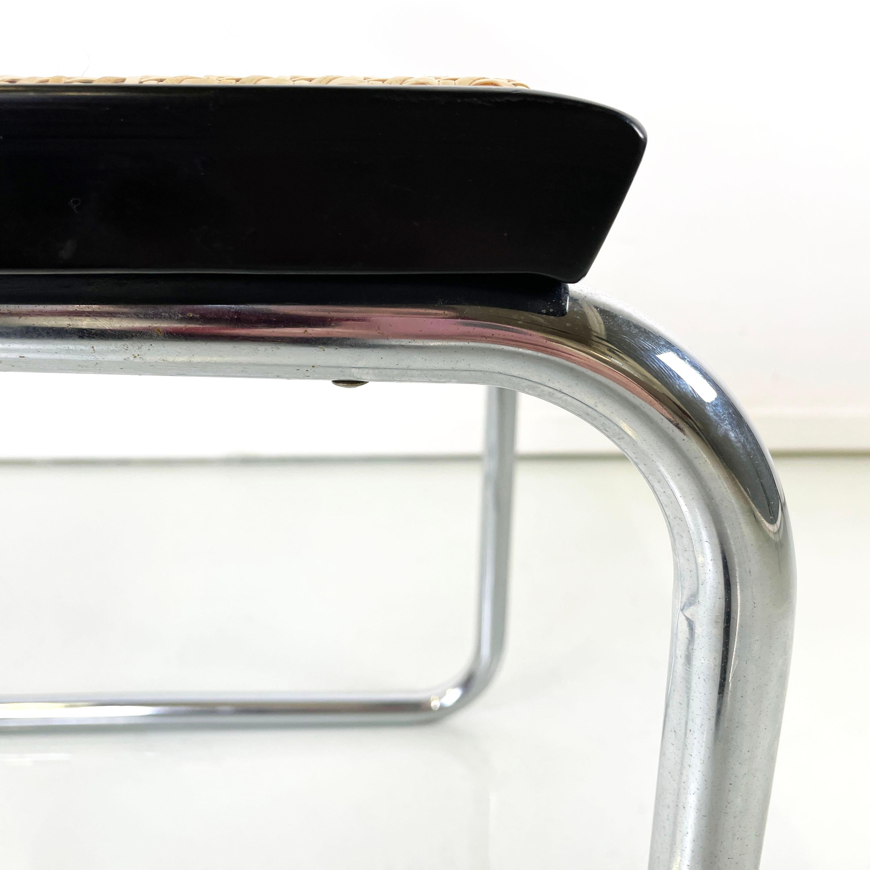Italian mid-century modern Chair with armrests by Marcel Breuer for Gavina 1960s For Sale 4