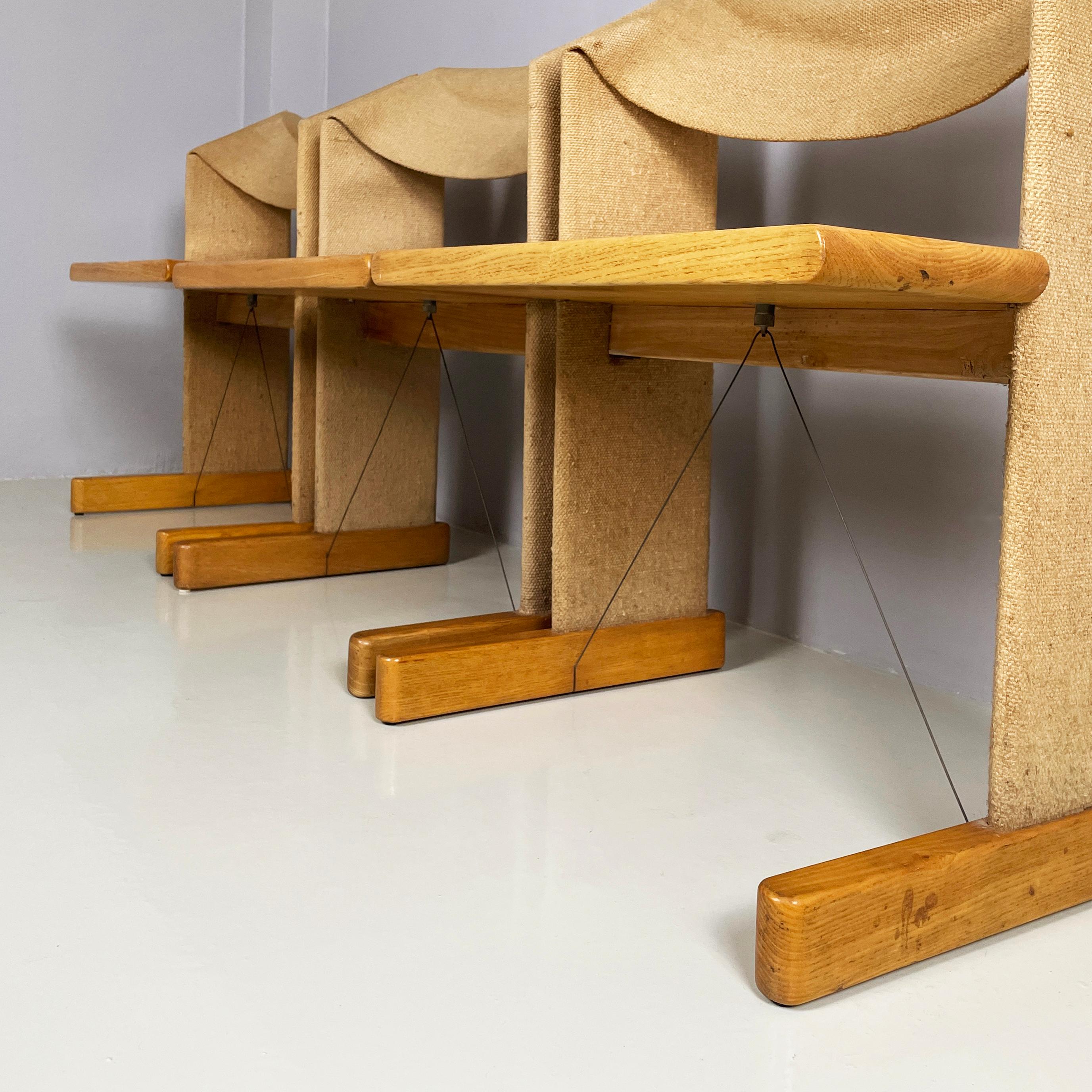 Chaises italiennes modernes du milieu du siècle dernier Canossa de Gigi Sabadin pour Stilwood, 1970 en vente 11