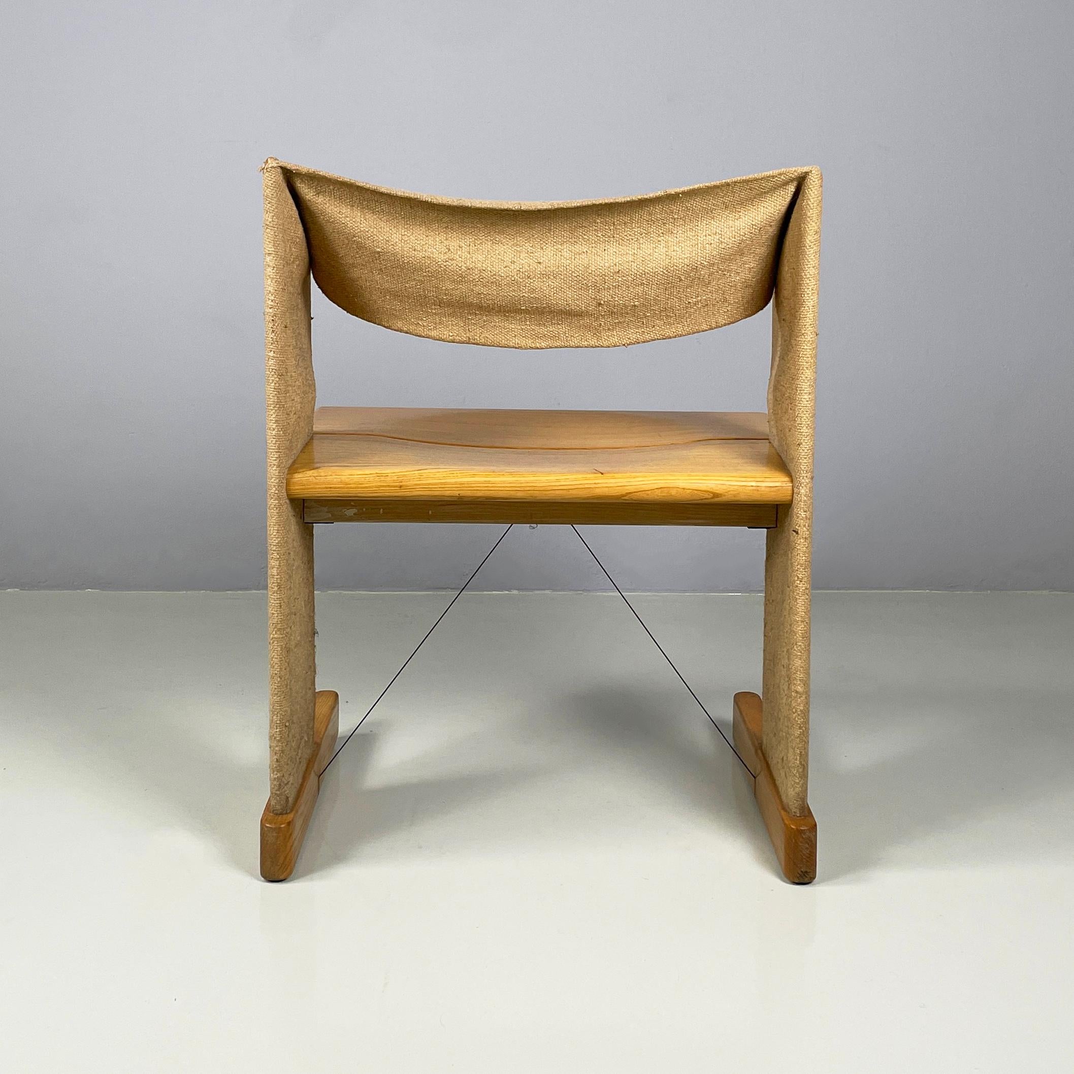 Chaises italiennes modernes du milieu du siècle dernier Canossa de Gigi Sabadin pour Stilwood, 1970 État moyen - En vente à MIlano, IT