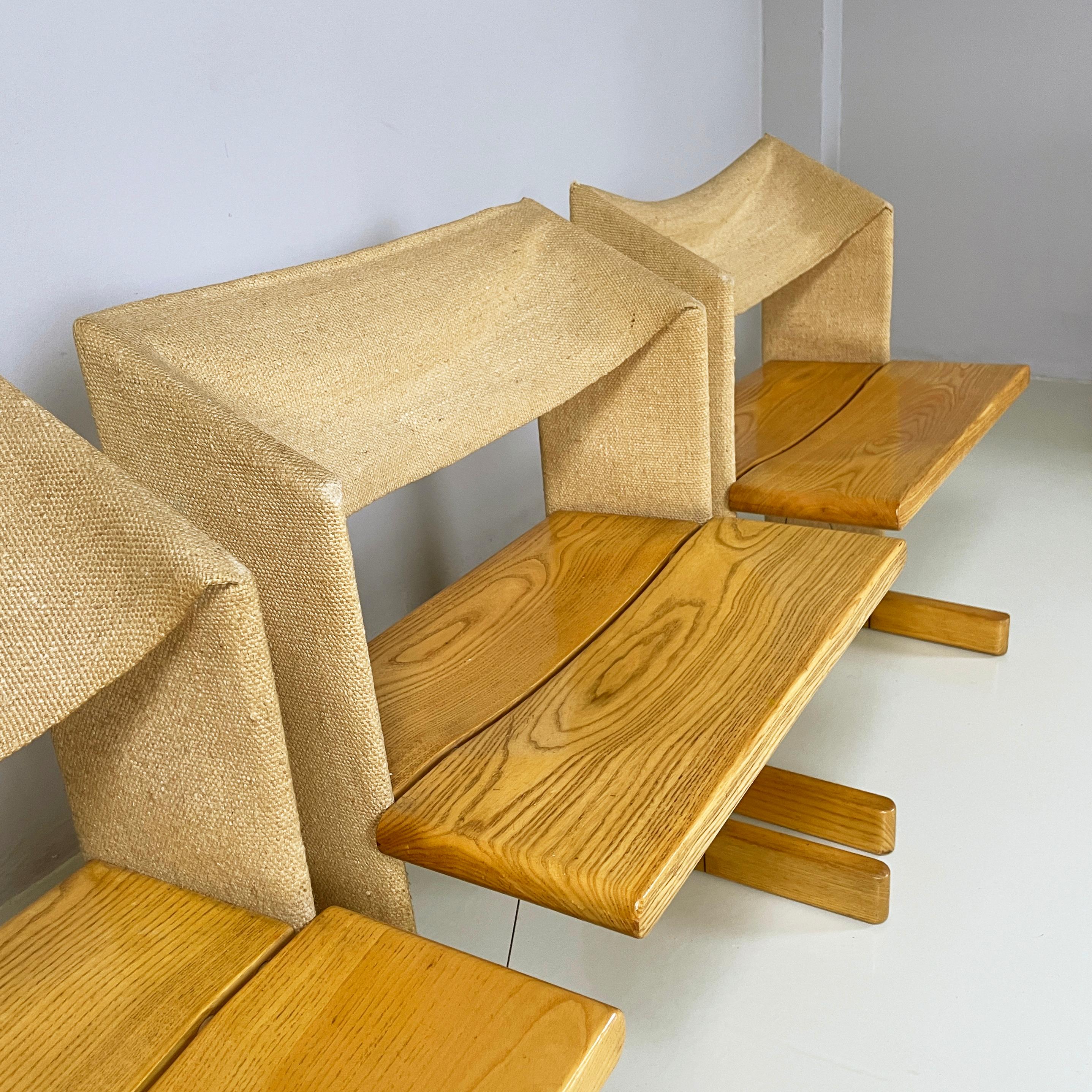 Fin du 20e siècle Chaises italiennes modernes du milieu du siècle dernier Canossa de Gigi Sabadin pour Stilwood, 1970 en vente