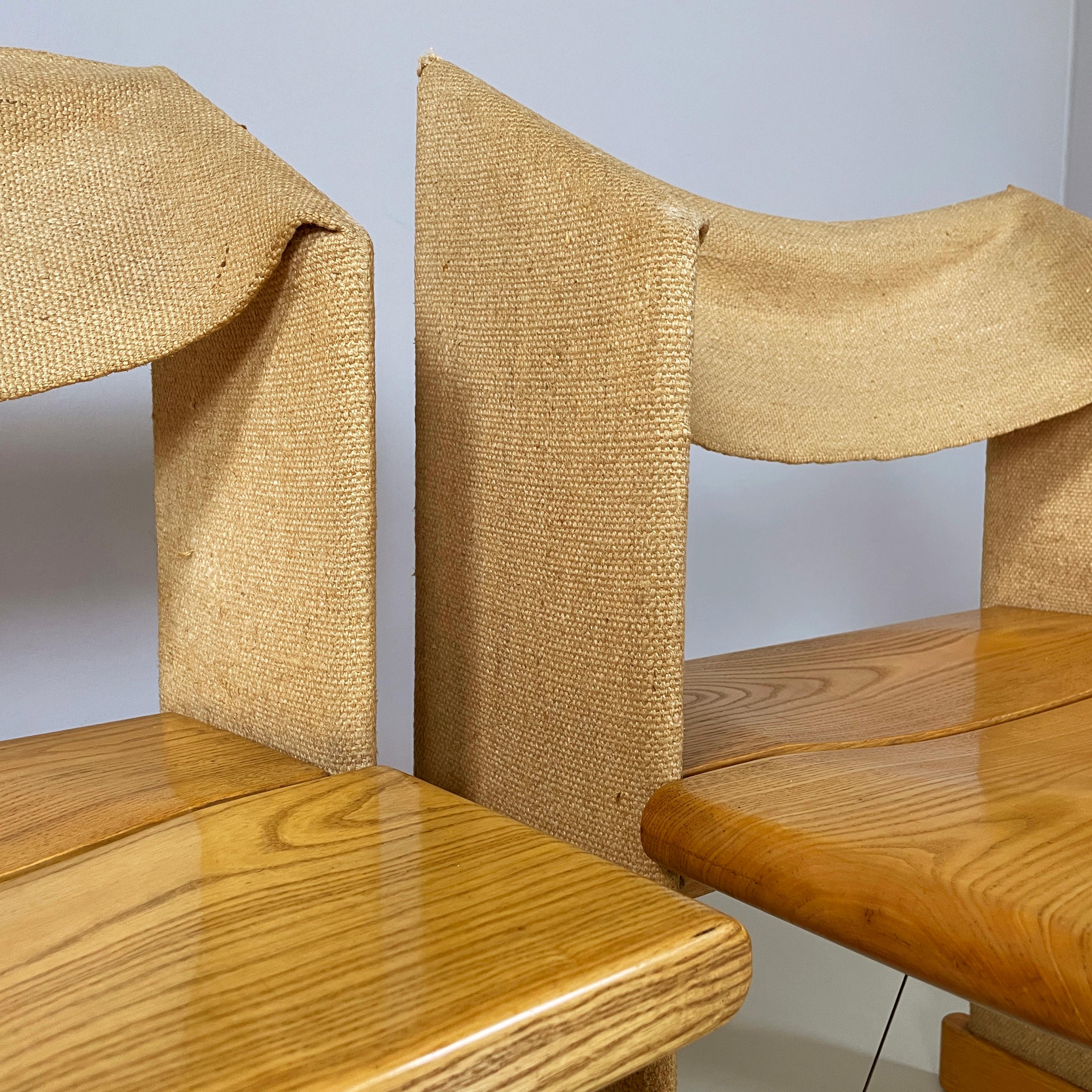 Chaises italiennes modernes du milieu du siècle dernier Canossa de Gigi Sabadin pour Stilwood, 1970 en vente 1