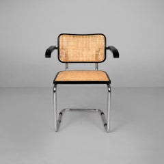 Italian mid-century modern chairs Cesca by Marcel Breuer for Gavina, 1960s