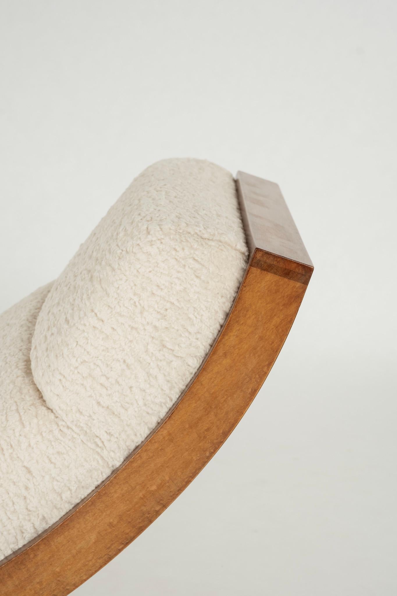 Italian Mid Century Modern Chaise 1
