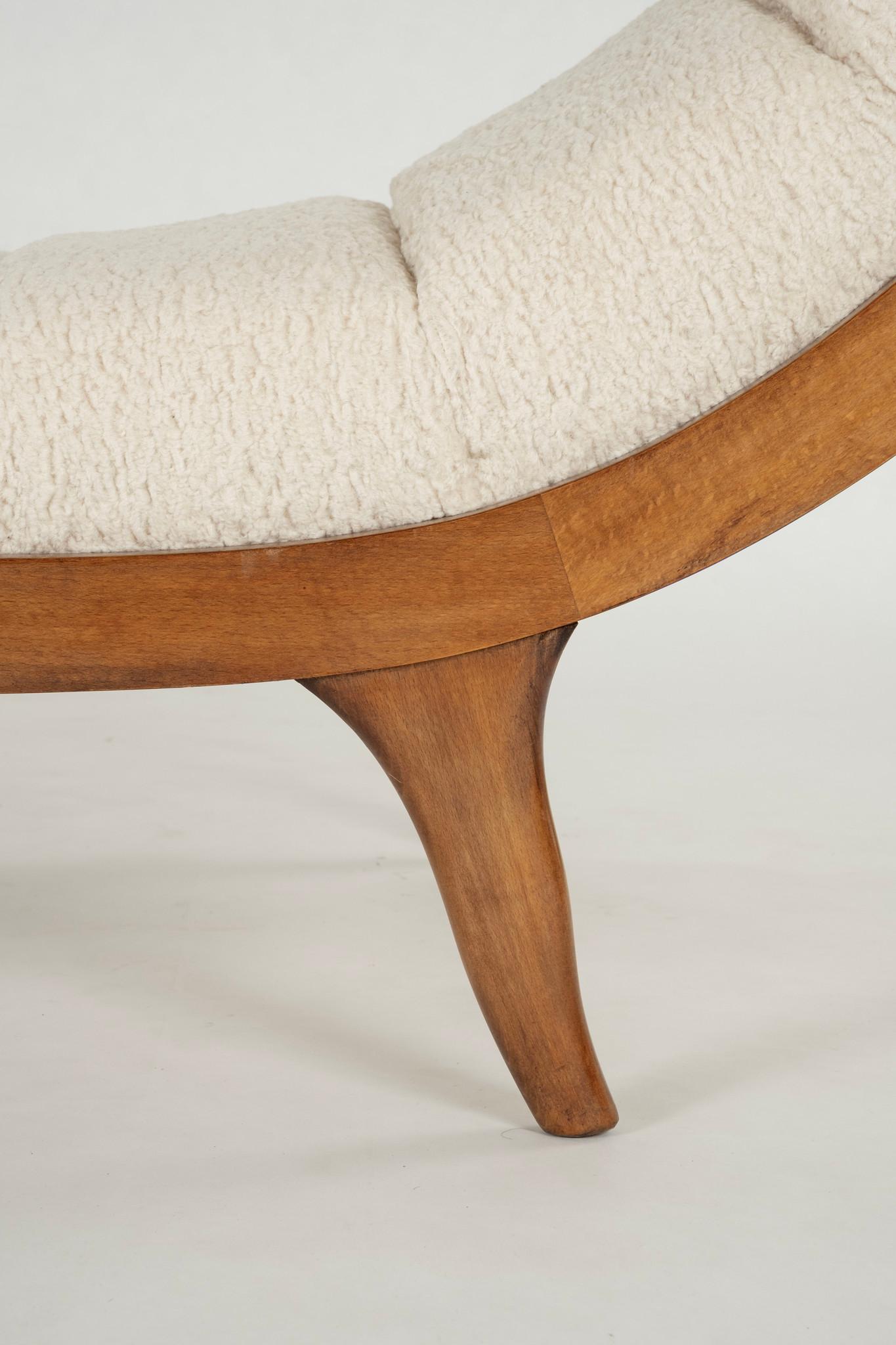 Italian Mid Century Modern Chaise 2