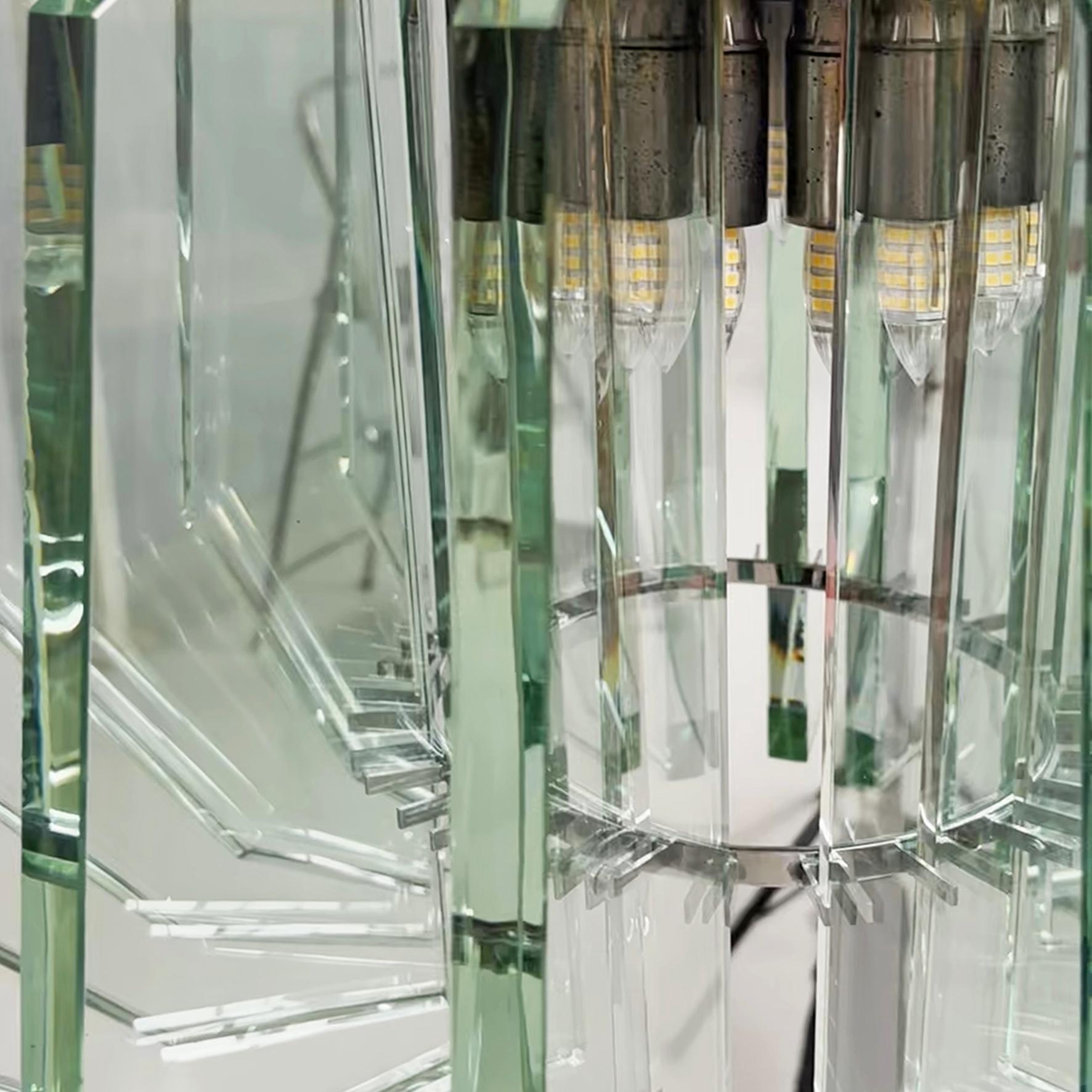 Araña moderna italiana de mediados de siglo de Max Ingrand para Fontana Arte, años 60 en venta 10