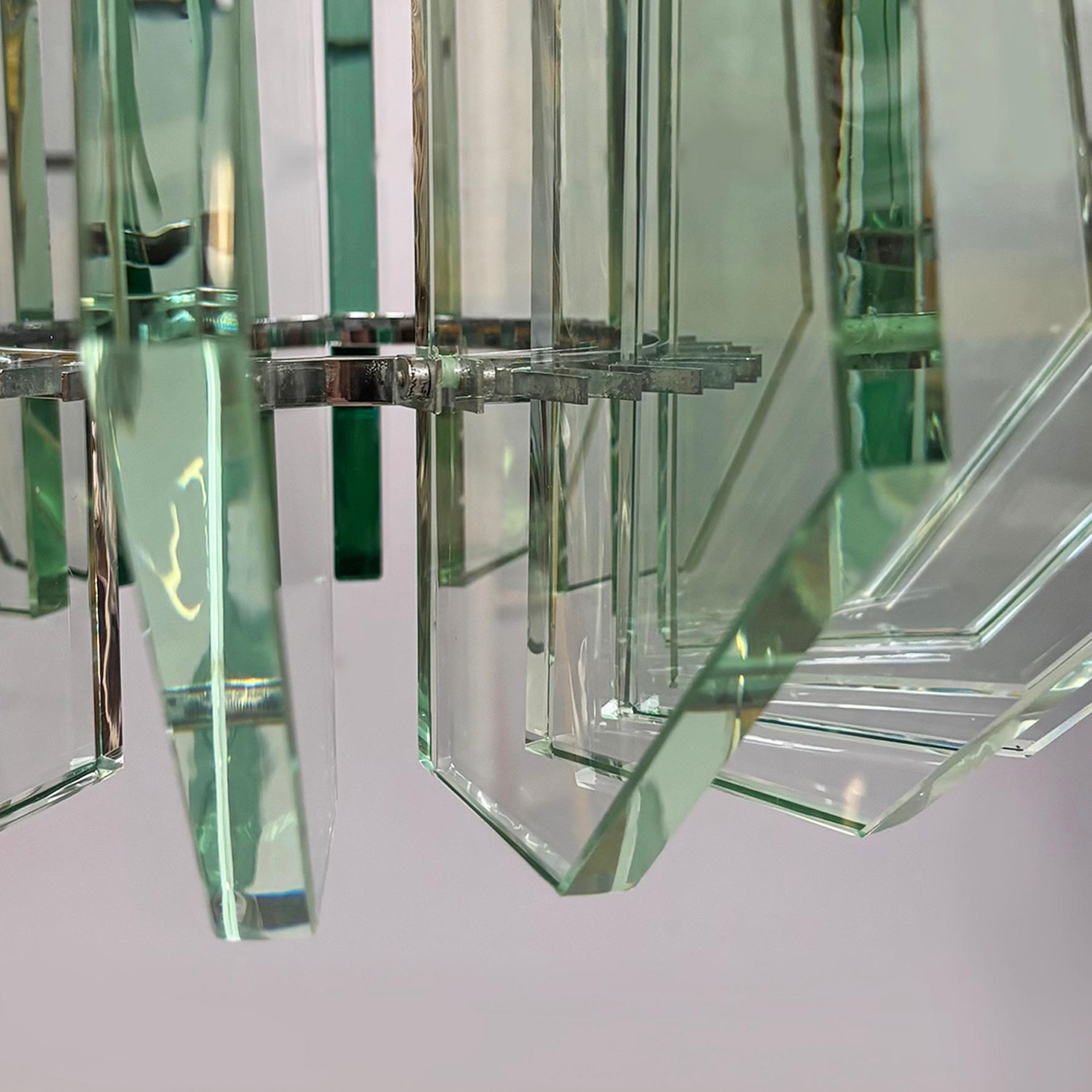 Araña moderna italiana de mediados de siglo de Max Ingrand para Fontana Arte, años 60 en venta 11