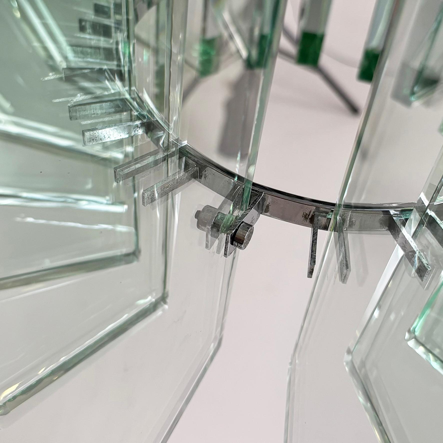 Araña moderna italiana de mediados de siglo de Max Ingrand para Fontana Arte, años 60 en venta 13