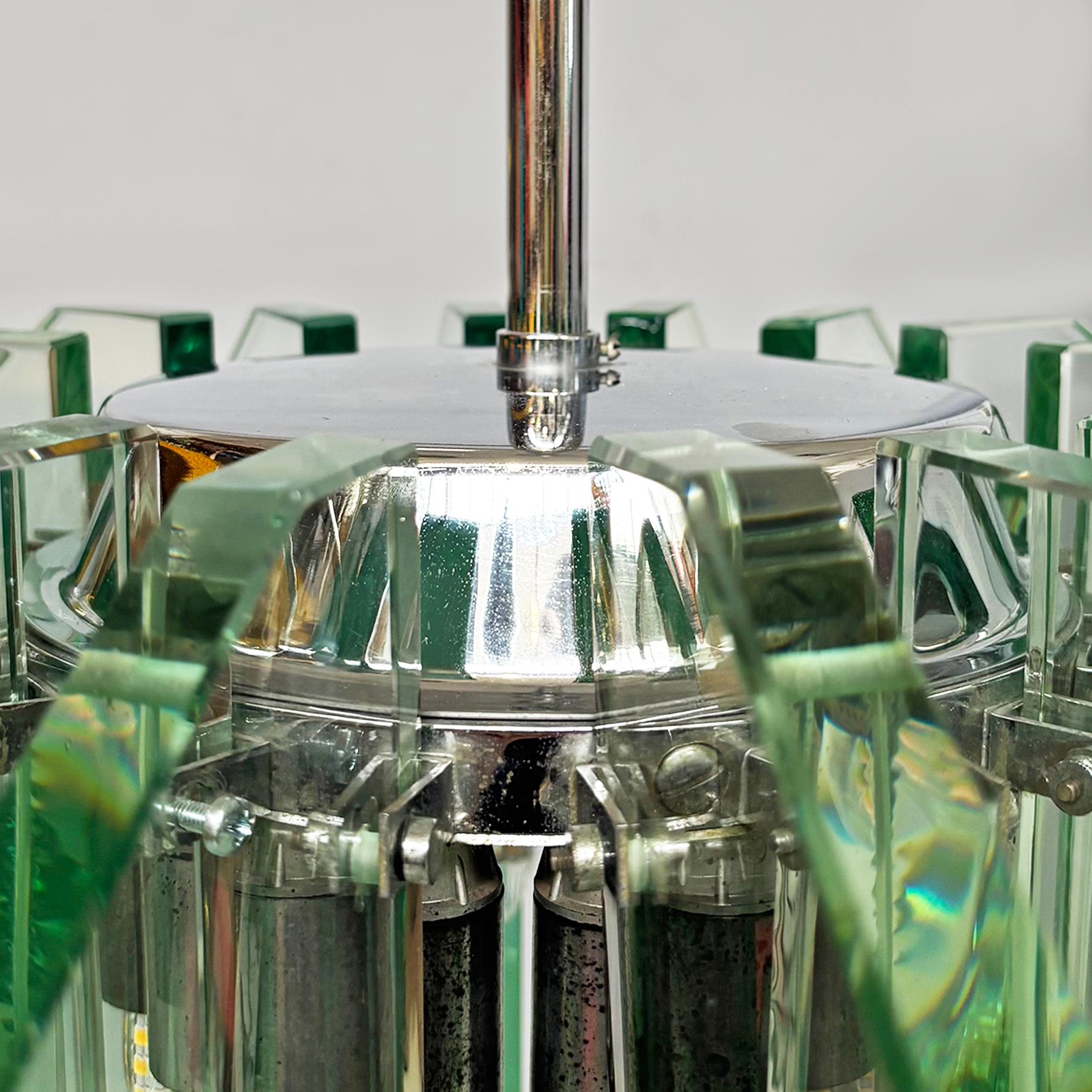 Araña moderna italiana de mediados de siglo de Max Ingrand para Fontana Arte, años 60 en venta 2