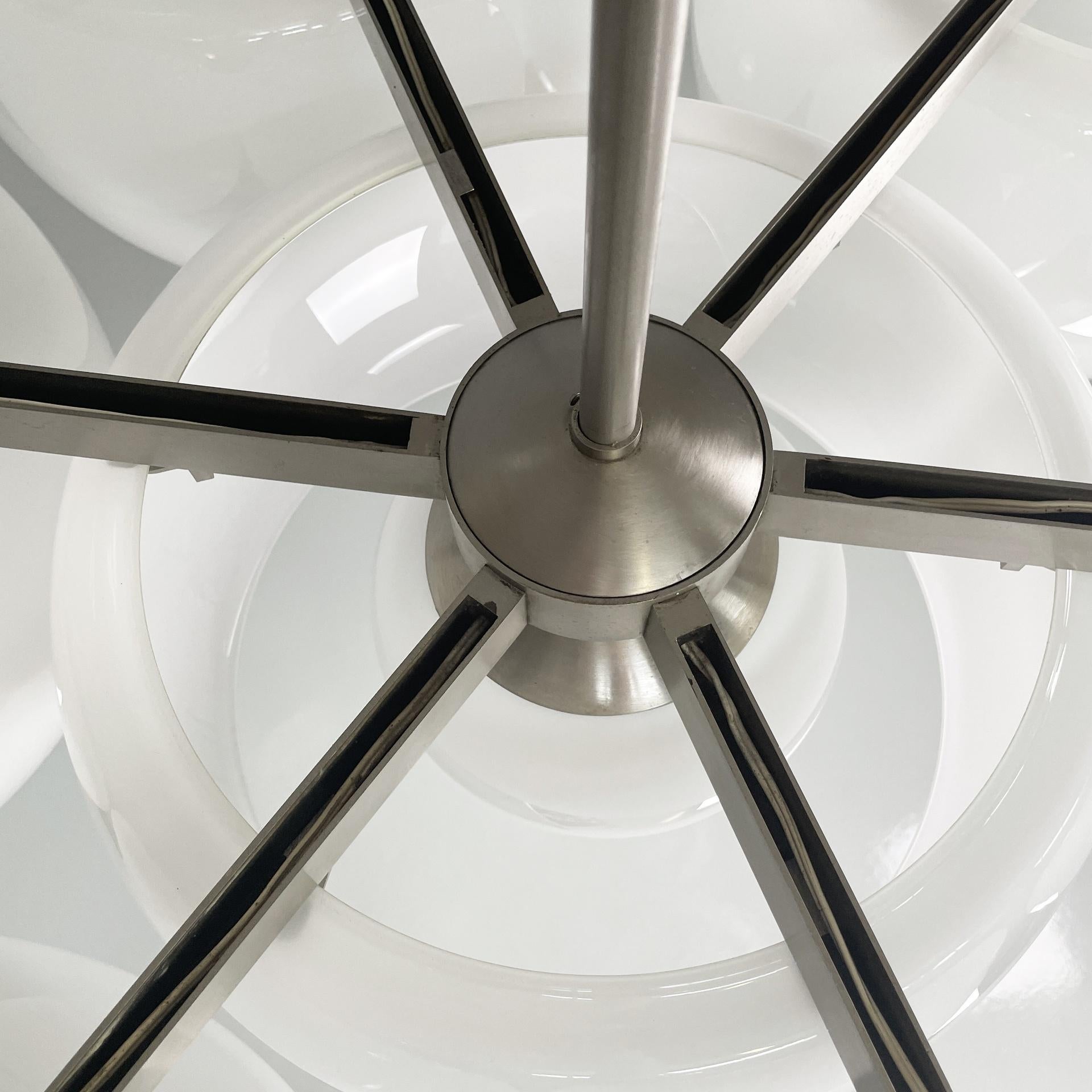 Lampadario italiano di metà secolo moderno Artemide Magistretti, anni '70 in vendita 6