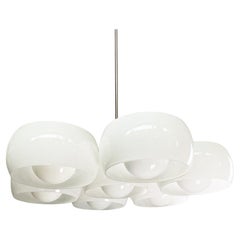 Italian mid-century modern chandelier Eptaclinio Magistretti Artemide, 1970s