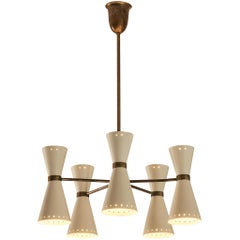 Lampadario italiano del Mid-Century Modern