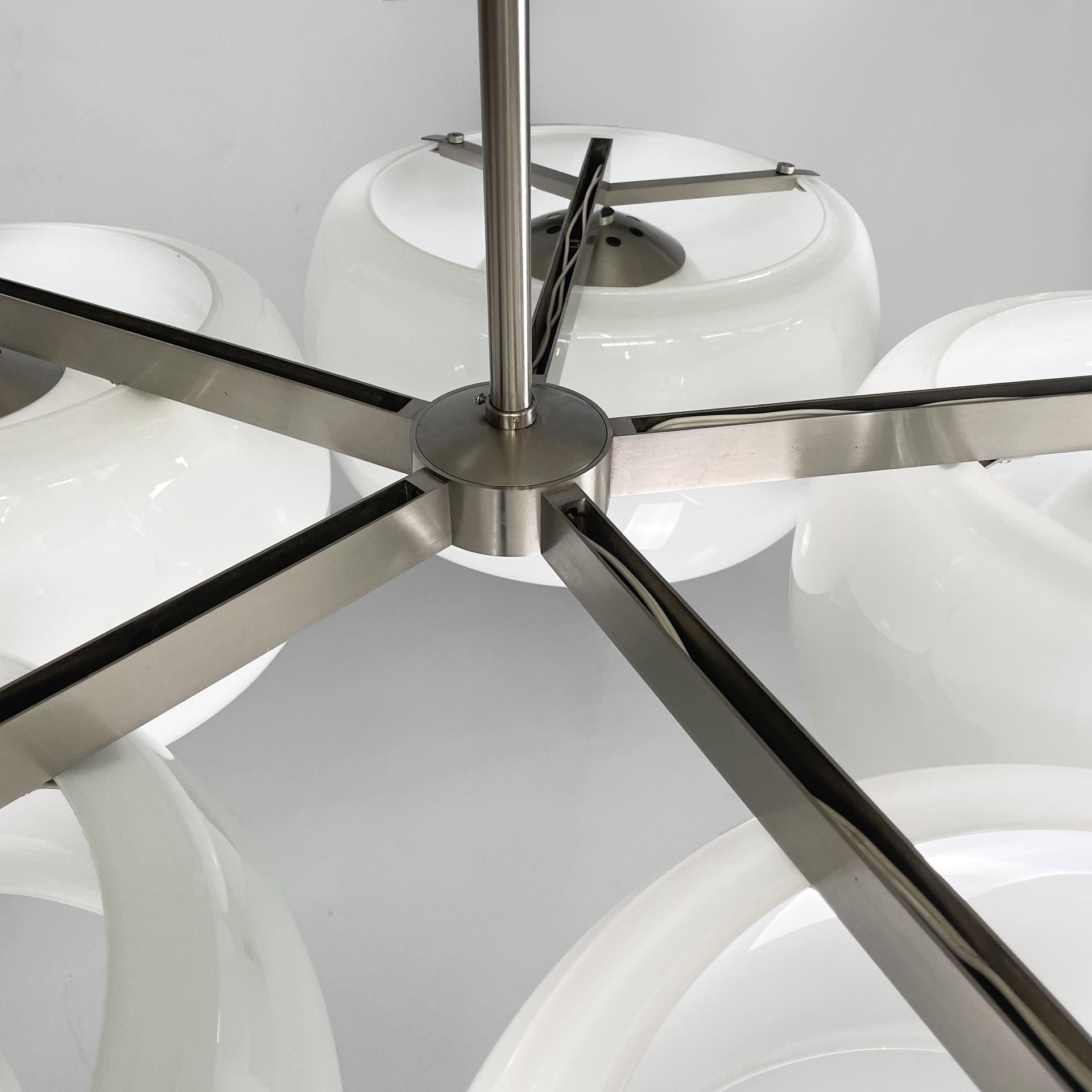 Italienischer Kronleuchter der Mitte des Jahrhunderts Pentaclinio Magistretti Artemide, 1970er Jahre im Angebot 7