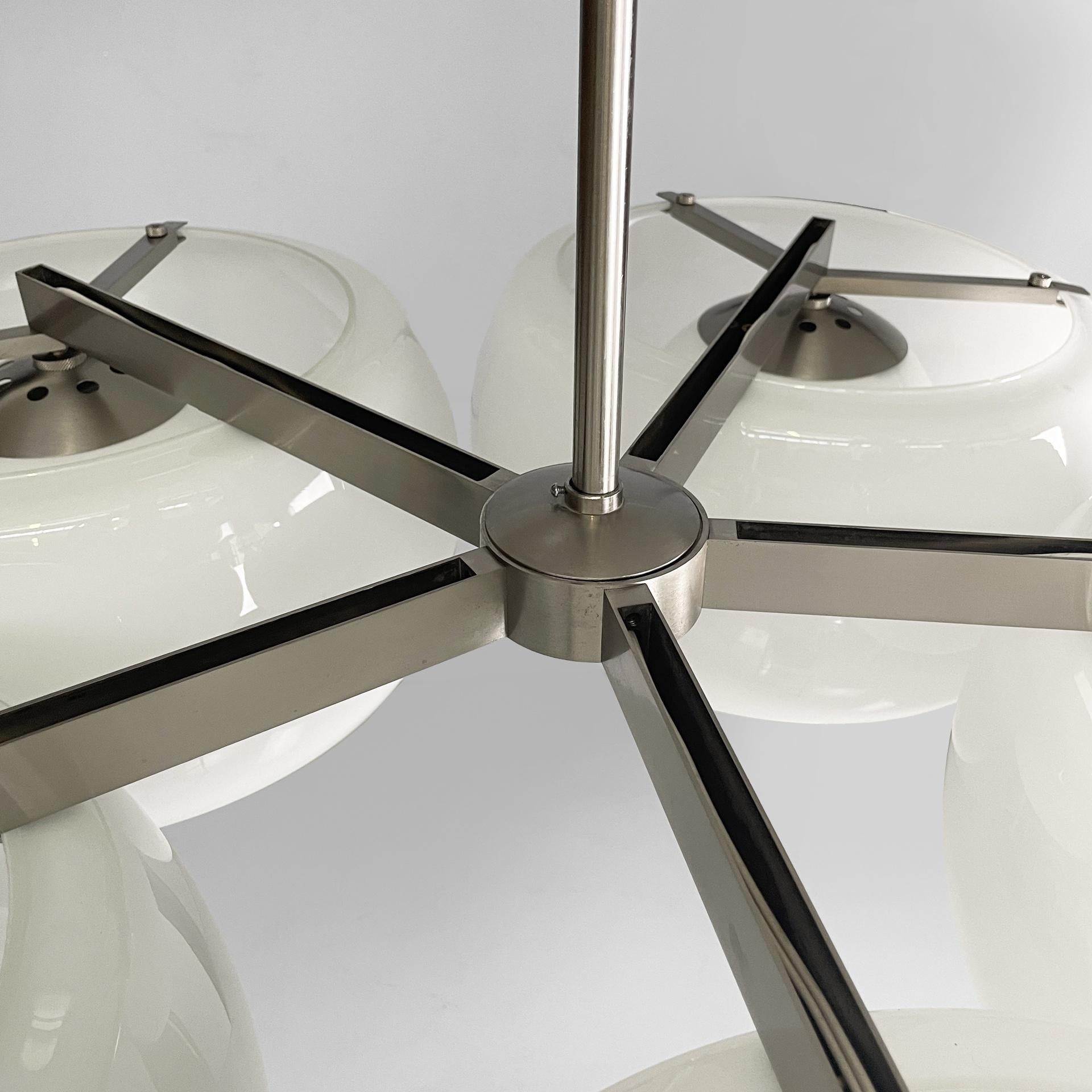 Italienischer Kronleuchter der Mitte des Jahrhunderts Pentaclinio Magistretti Artemide, 1970er Jahre im Angebot 7