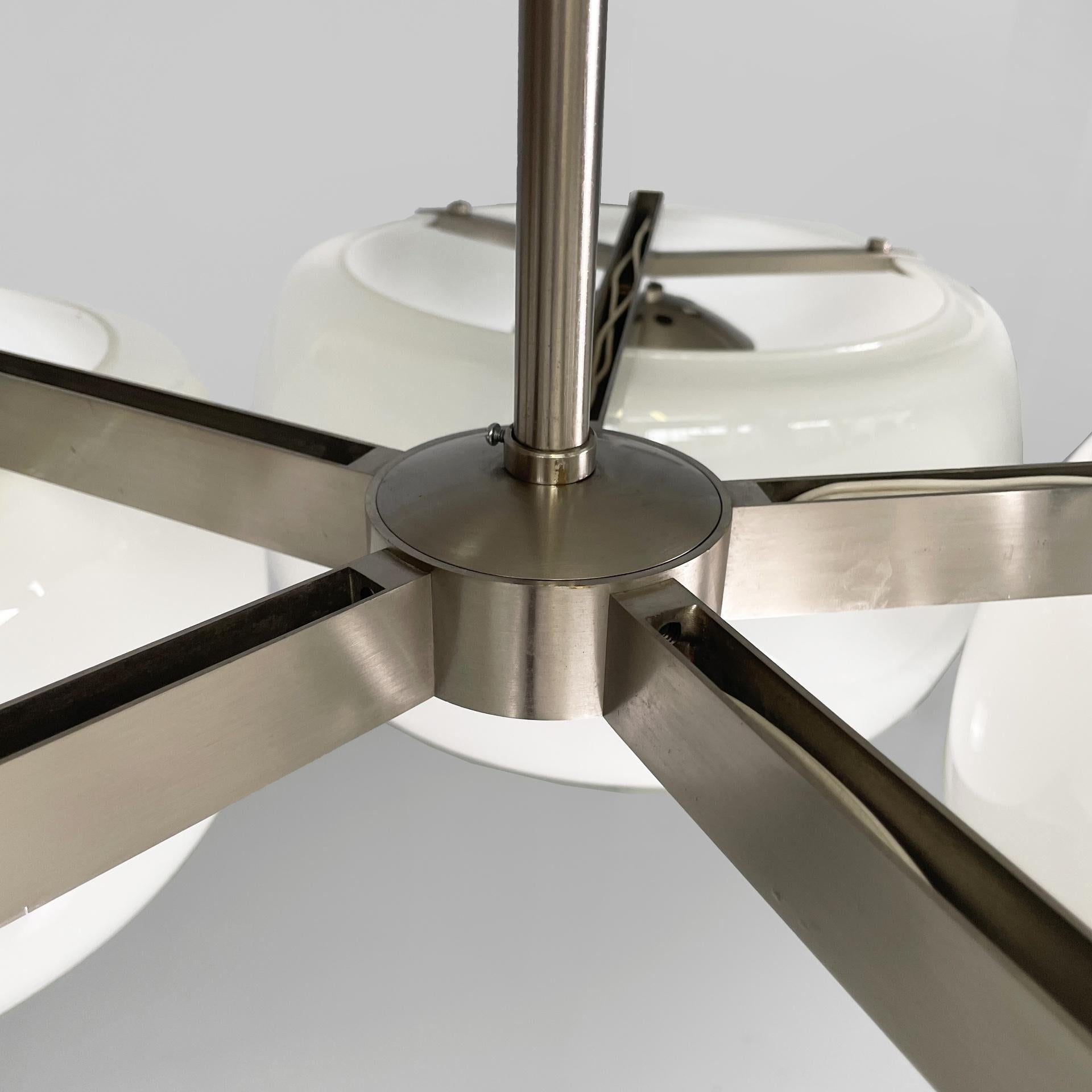 Italienischer Kronleuchter der Mitte des Jahrhunderts Pentaclinio Magistretti Artemide, 1970er Jahre im Angebot 8