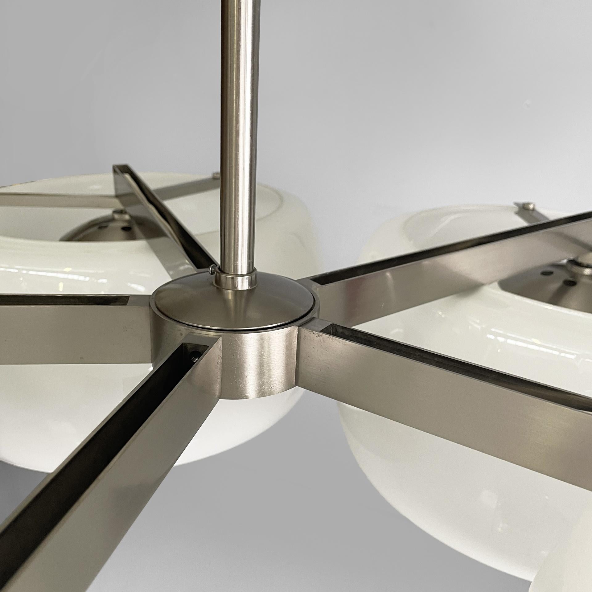 Italienischer Kronleuchter der Mitte des Jahrhunderts Pentaclinio Magistretti Artemide, 1970er Jahre im Angebot 8