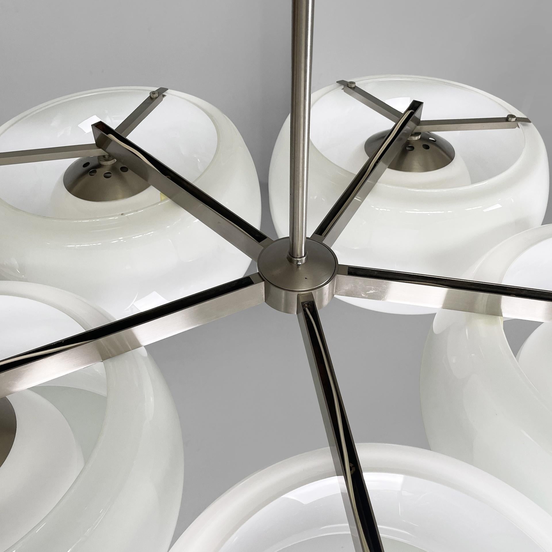 Araña moderna italiana de mediados de siglo Pentaclinio Magistretti Artemide, años 70 en venta 10