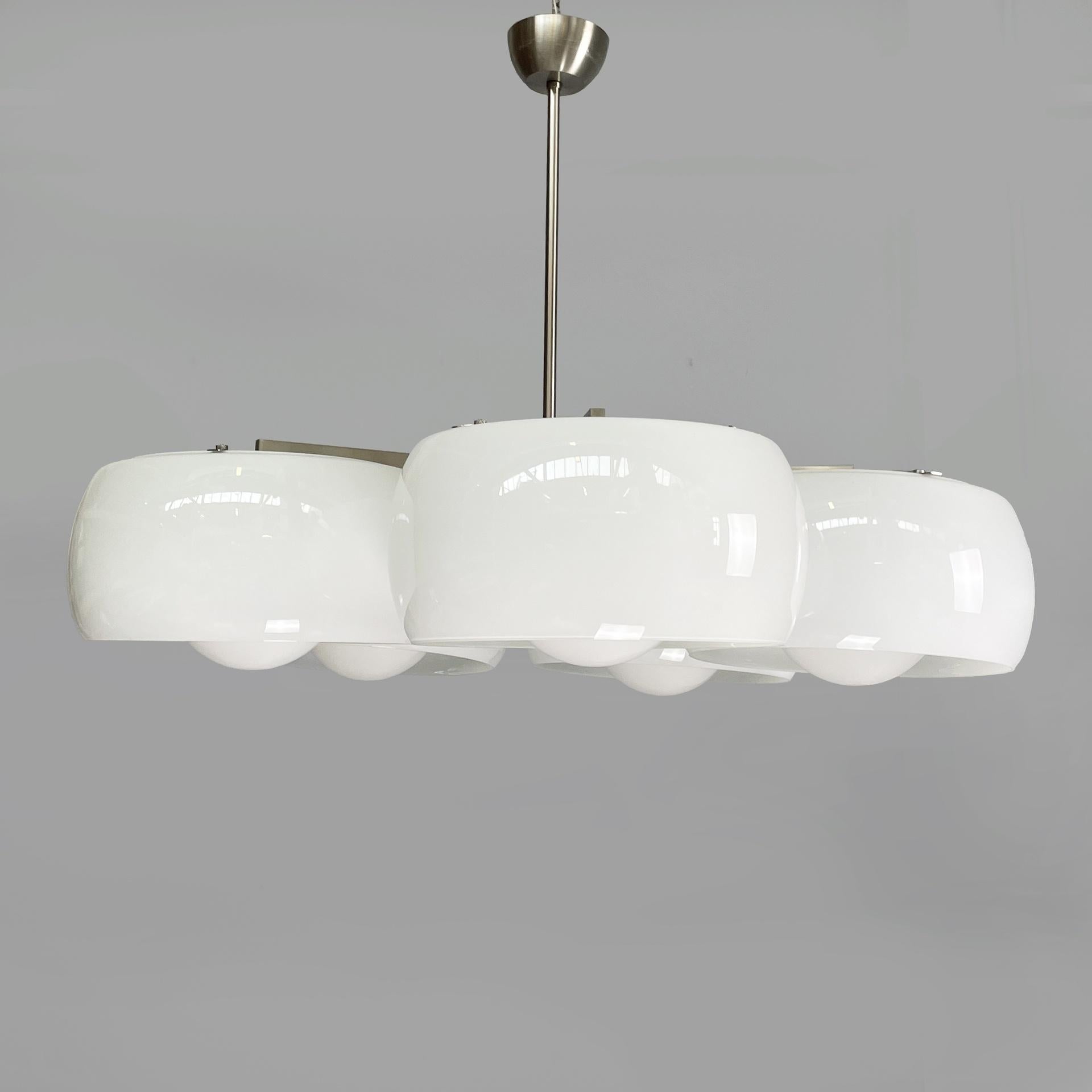 Italienischer Kronleuchter der Mitte des Jahrhunderts Pentaclinio Magistretti Artemide, 1970er Jahre im Zustand „Gut“ im Angebot in MIlano, IT