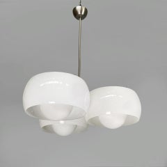 Italian mid-century modern chandelier Triclinio Magistretti Artemide, 1970s