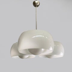 Italian mid-century modern chandelier Triclinio Magistretti Artemide, 1970s